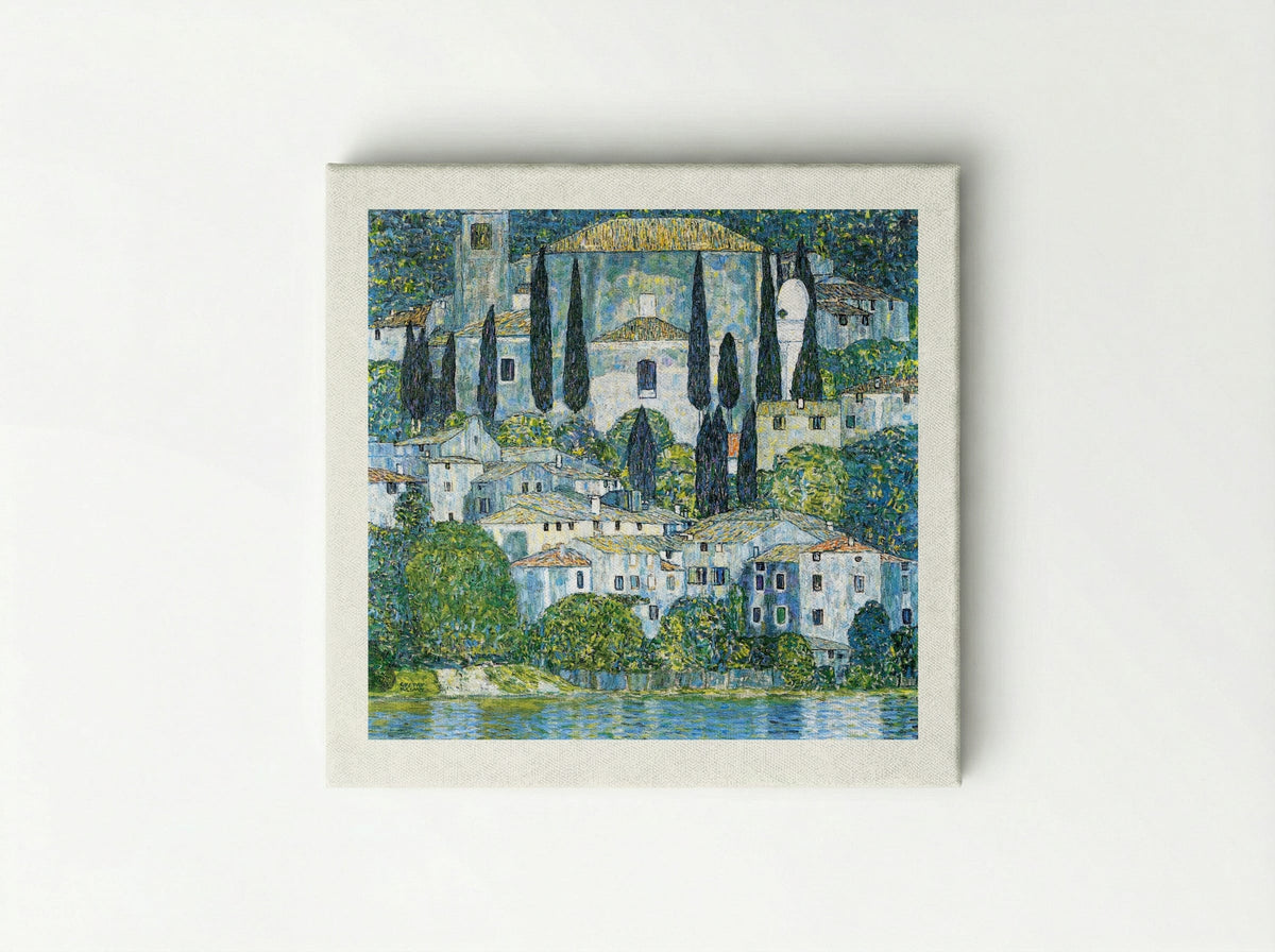 Kirche in Cassone - Gustav Klimt - Canvas