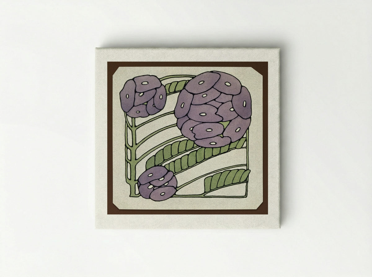 Purple Stylized (1915) - Hannah Borger Overbeck - Canvas