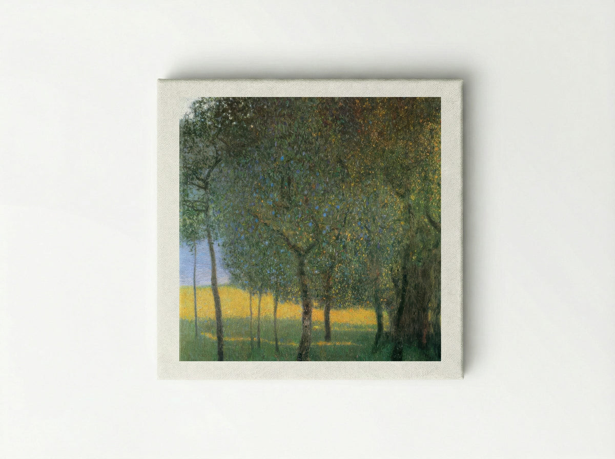 Fruit Trees by Henri Rousseau – Naïve Art Orchard Landscape Print - Canvas