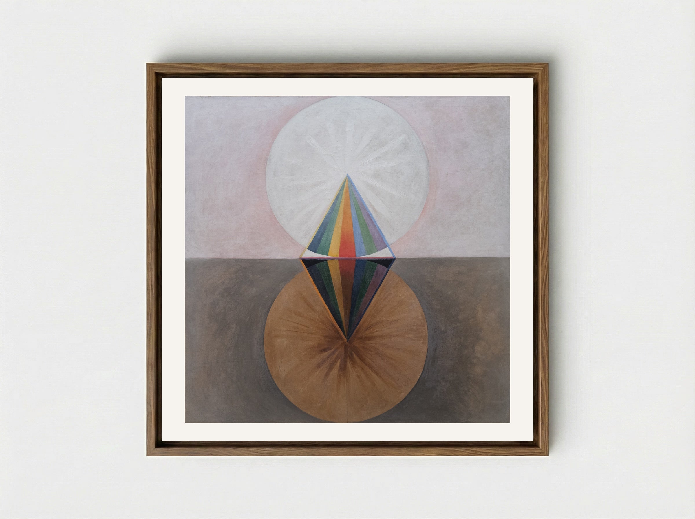 The Swan, No. 12 - Hilma af Klint - Framed Canvas Wood