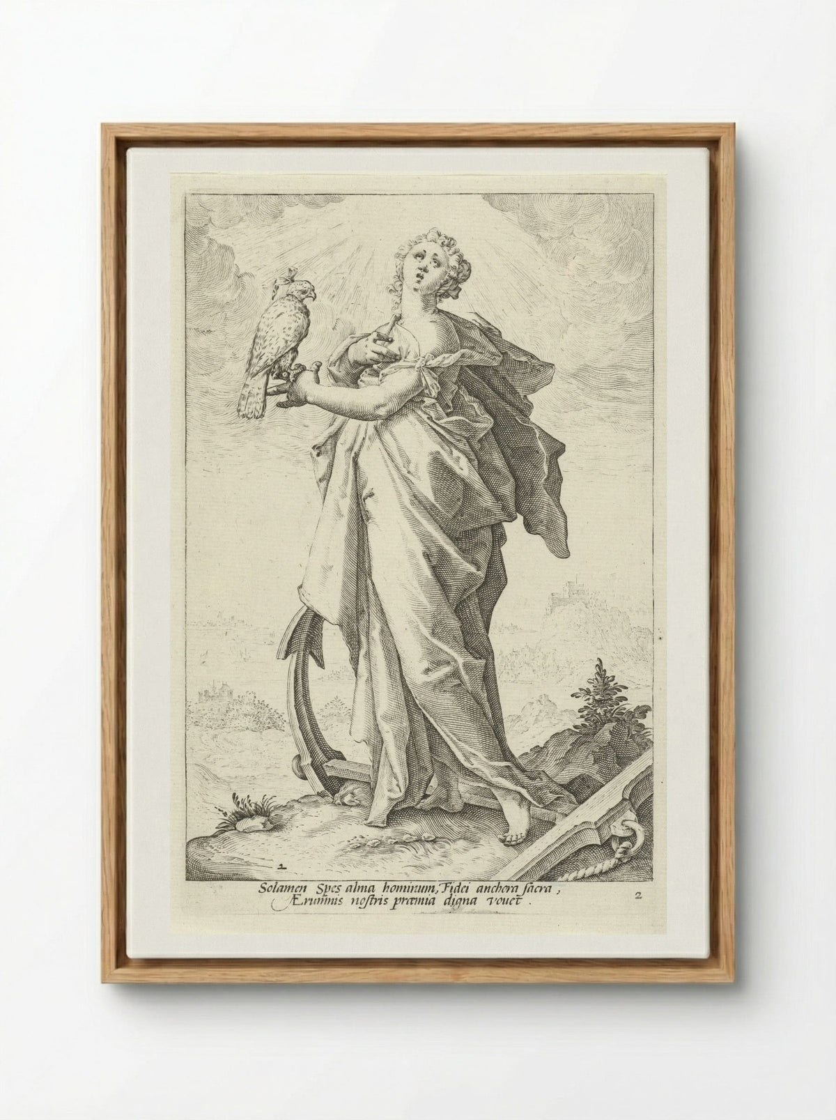 Hoop (Spes) - Claes Jansz. Visscher (II) - Framed Canvas Wood
