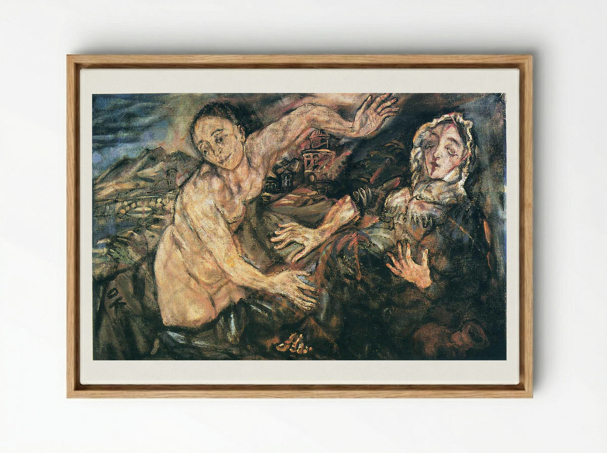 The Annunciation - Paula Modersohn-Becker - Framed Canvas Wood