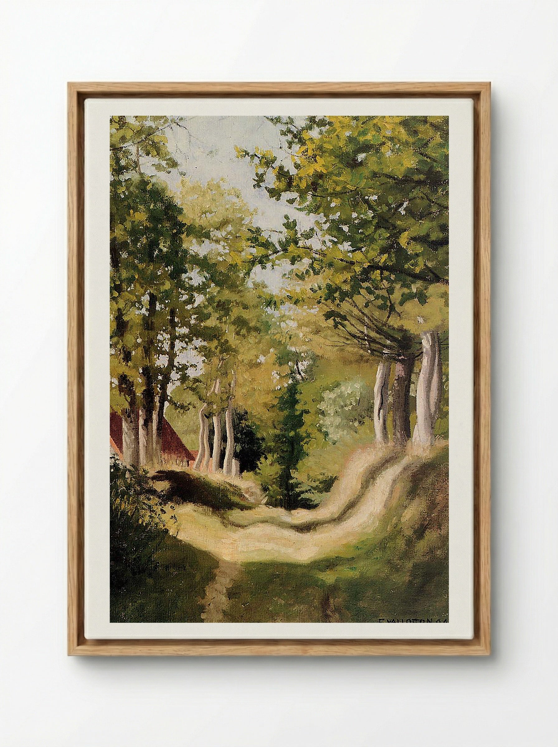 Undergrowth - Félix Vallotton - Framed Canvas Wood