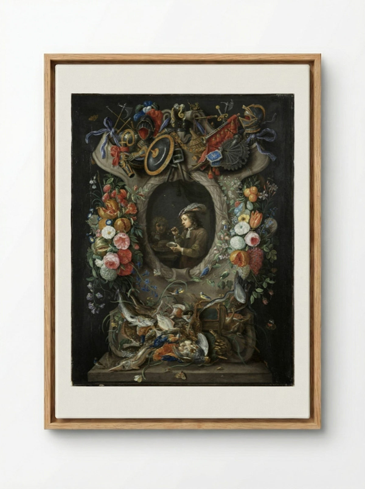 The Soap Bubbles - Jan van Kessel the Elder - Framed Canvas Wood