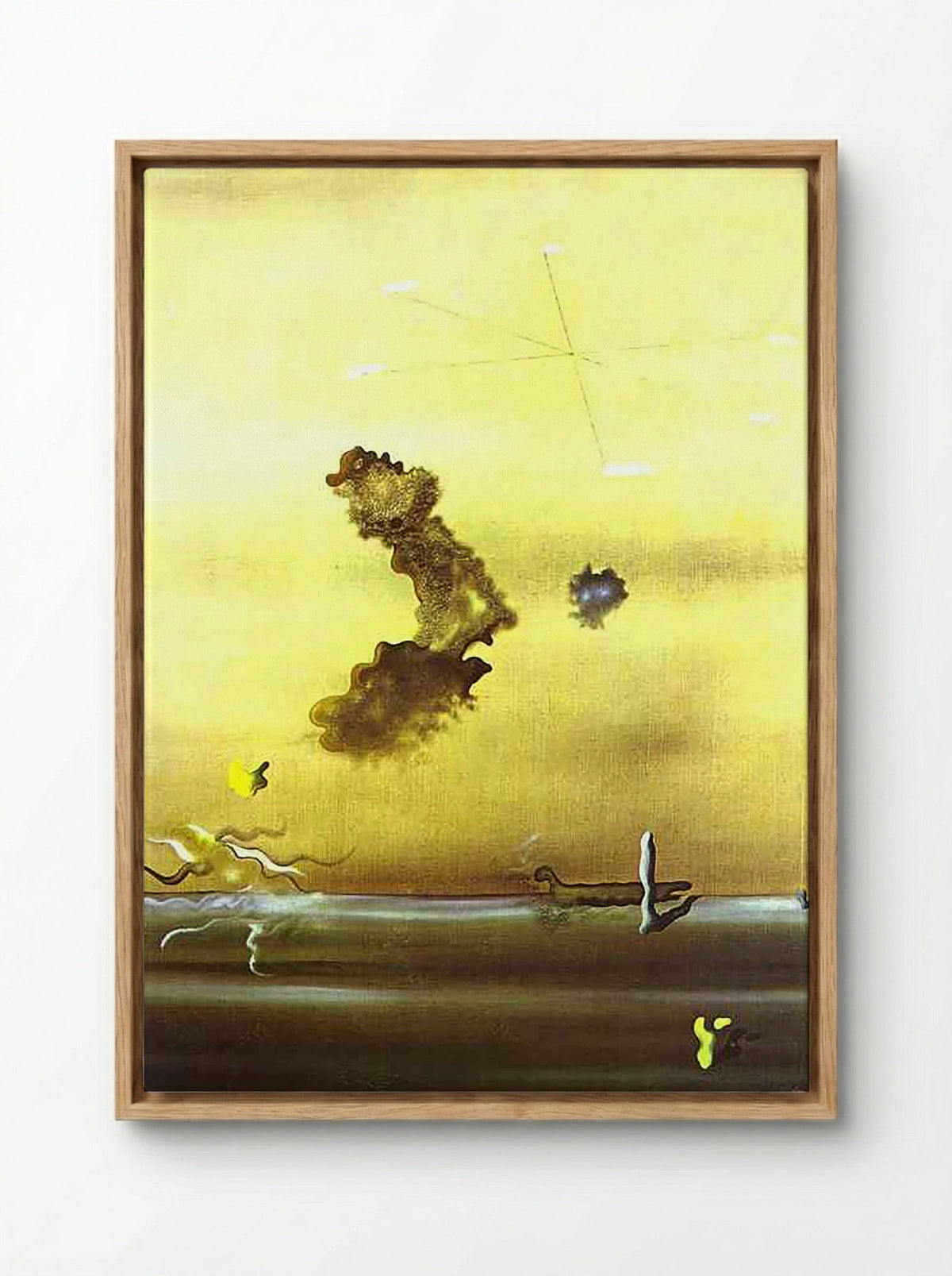Outside - Salvador Dalí - Framed Canvas Wood