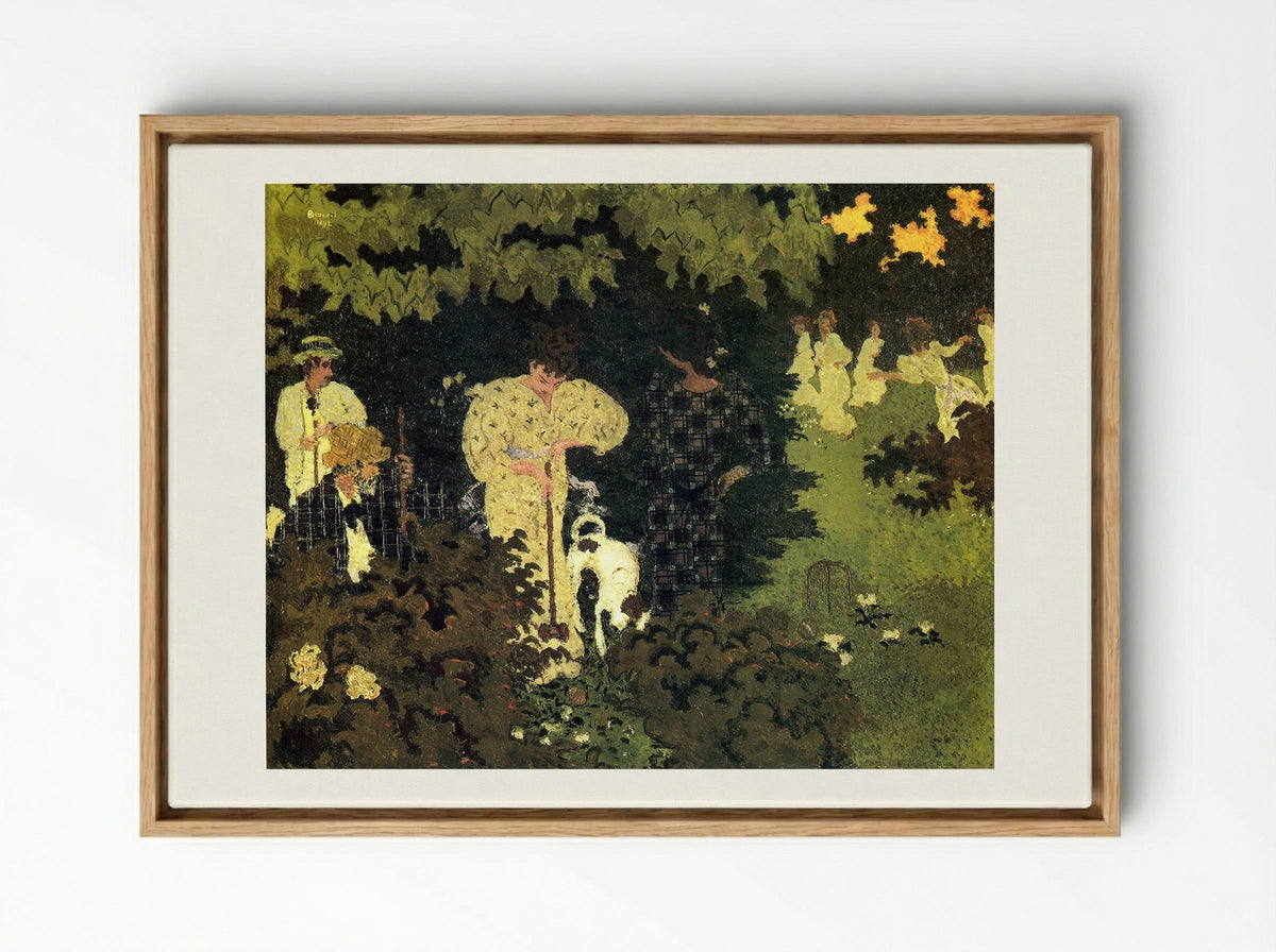 Dusk, or A Round of Croquet - Giovanni Boldini - Framed Canvas Wood