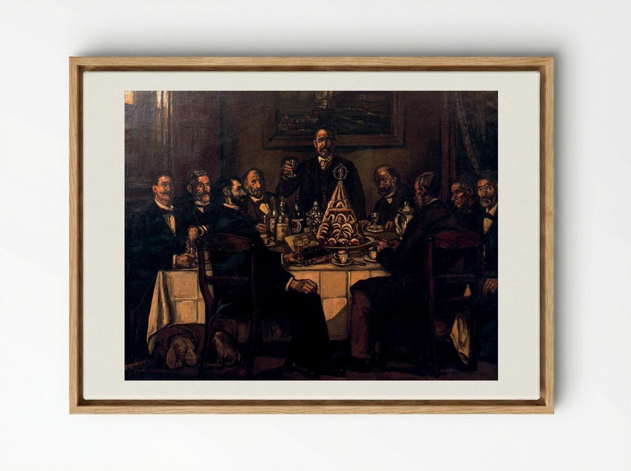 The Return of the Indian - José Gutiérrez Solana - Framed Canvas Wood