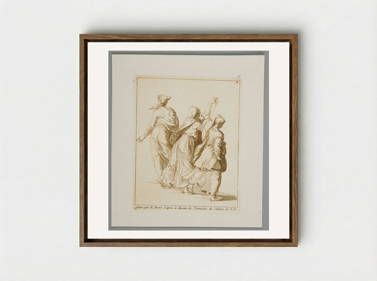 Three Holy Women - Bernard Picart - Framed Canvas Wood