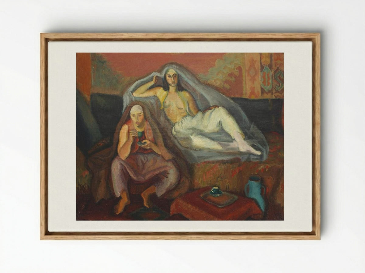 Tatar Interior - Iosif Iser - Framed Canvas Wood
