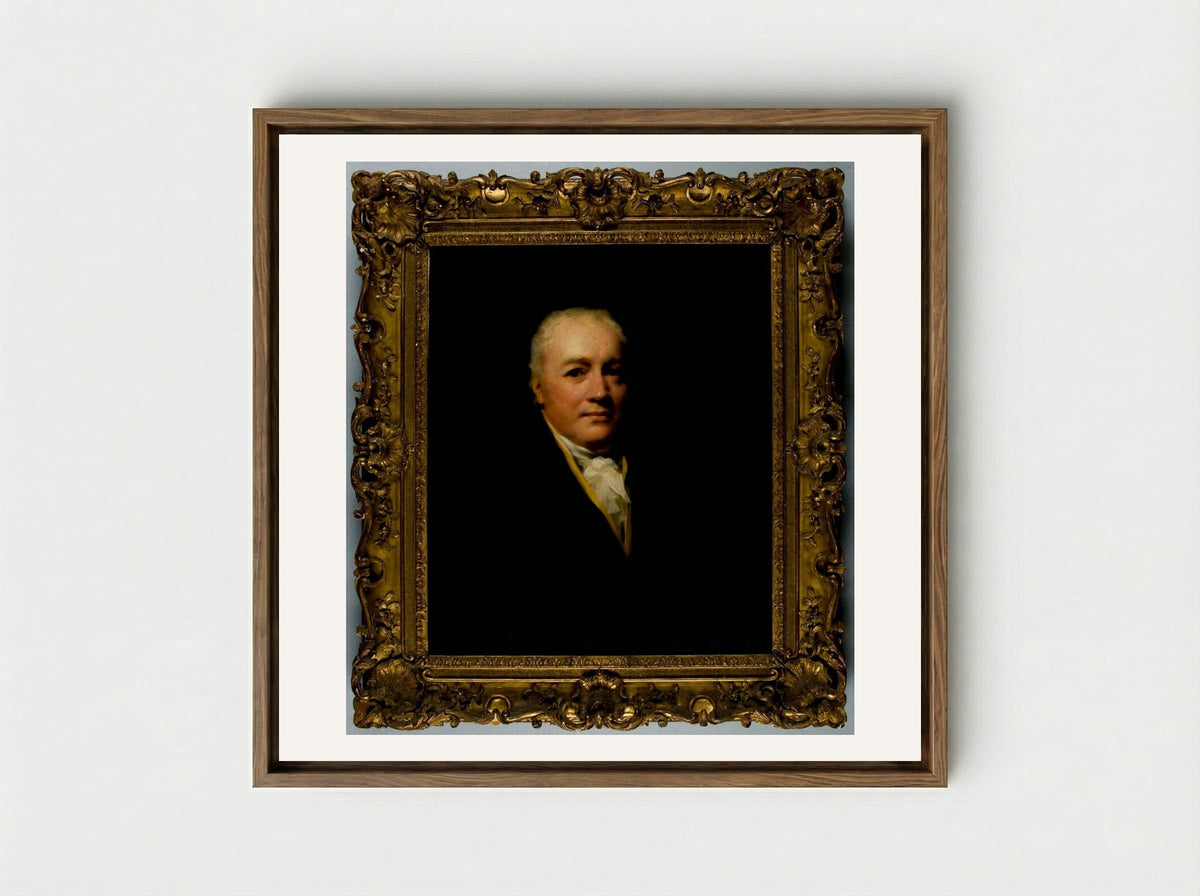 James Bruce of Bankton, Midcalder - Henry Raeburn - Framed Canvas Wood