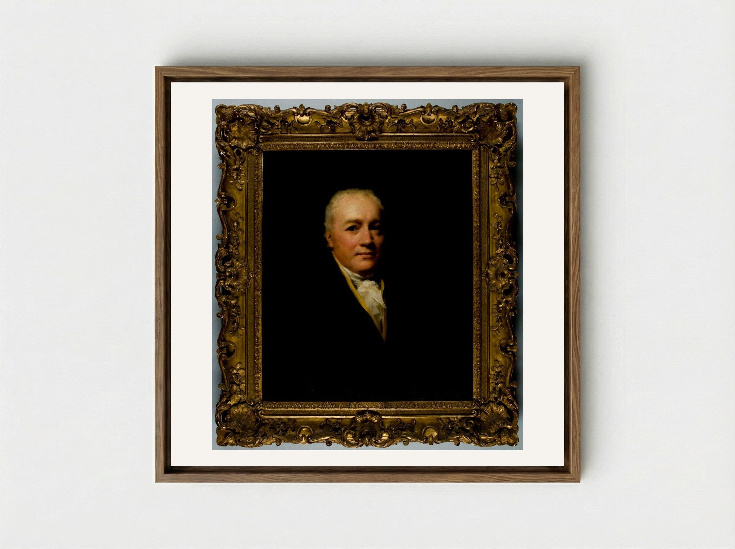 James Bruce of Bankton, Midcalder - Henry Raeburn - Framed Canvas Wood
