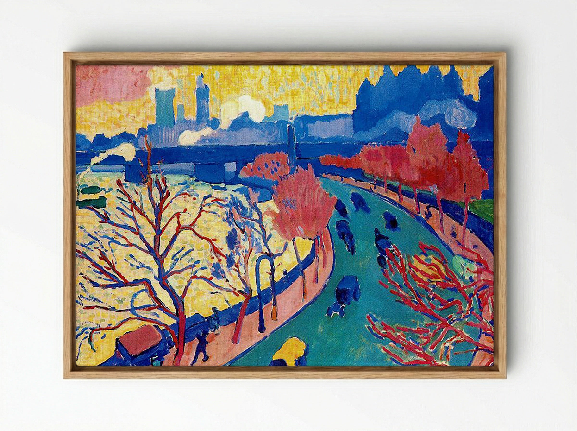Charing Cross Bridge - André Derain - Framed Canvas Wood