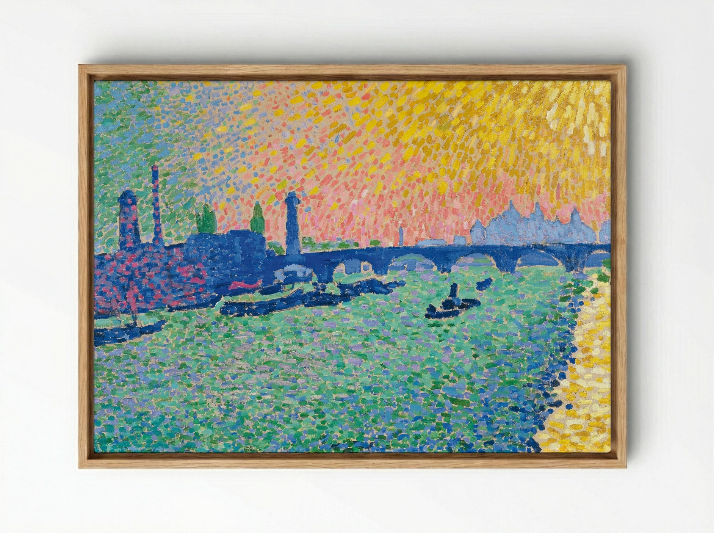 Waterloo Bridge, London - André Derain - Framed Canvas Wood