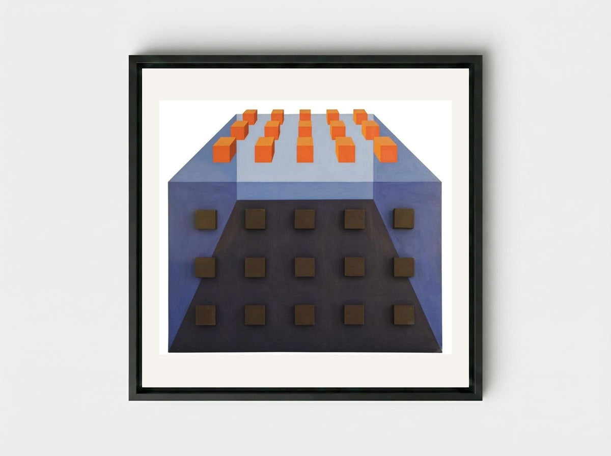 Espaço Ilusório II - Eduardo Nery - Framed Canvas Black