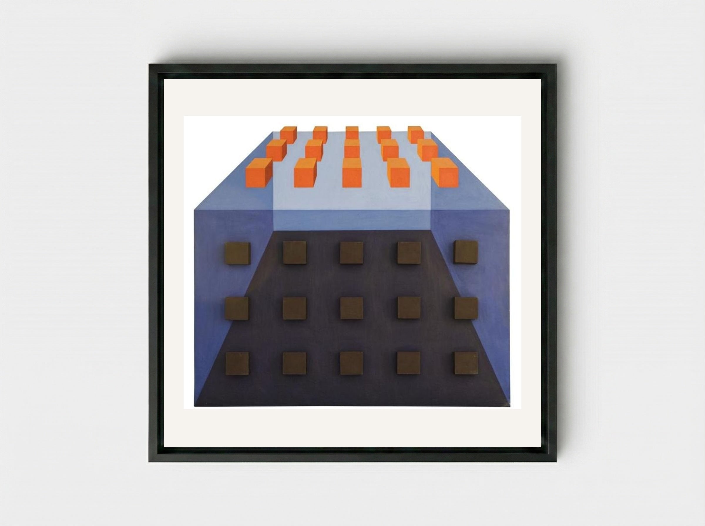 Espaço Ilusório II - Eduardo Nery - Framed Canvas Black