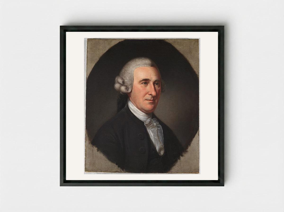 Thomas McKean - Charles Willson Peale - Framed Canvas Black