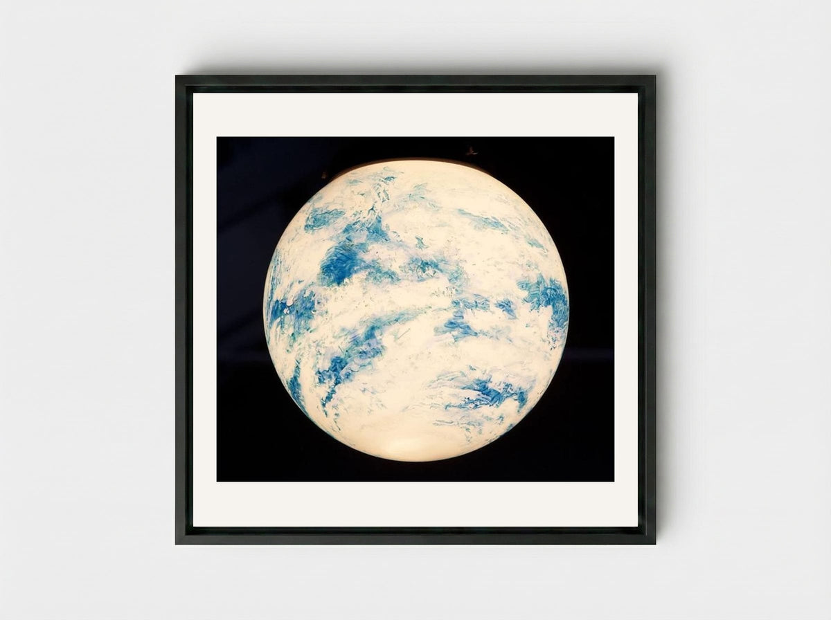 Untitled (Globe) - Paul Thek - Framed Canvas Black