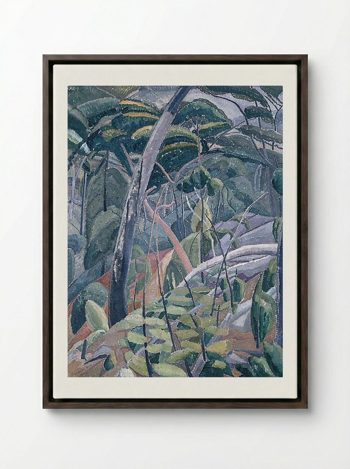 The Gully - Grace Cossington Smith - Framed Canvas Dark Wood