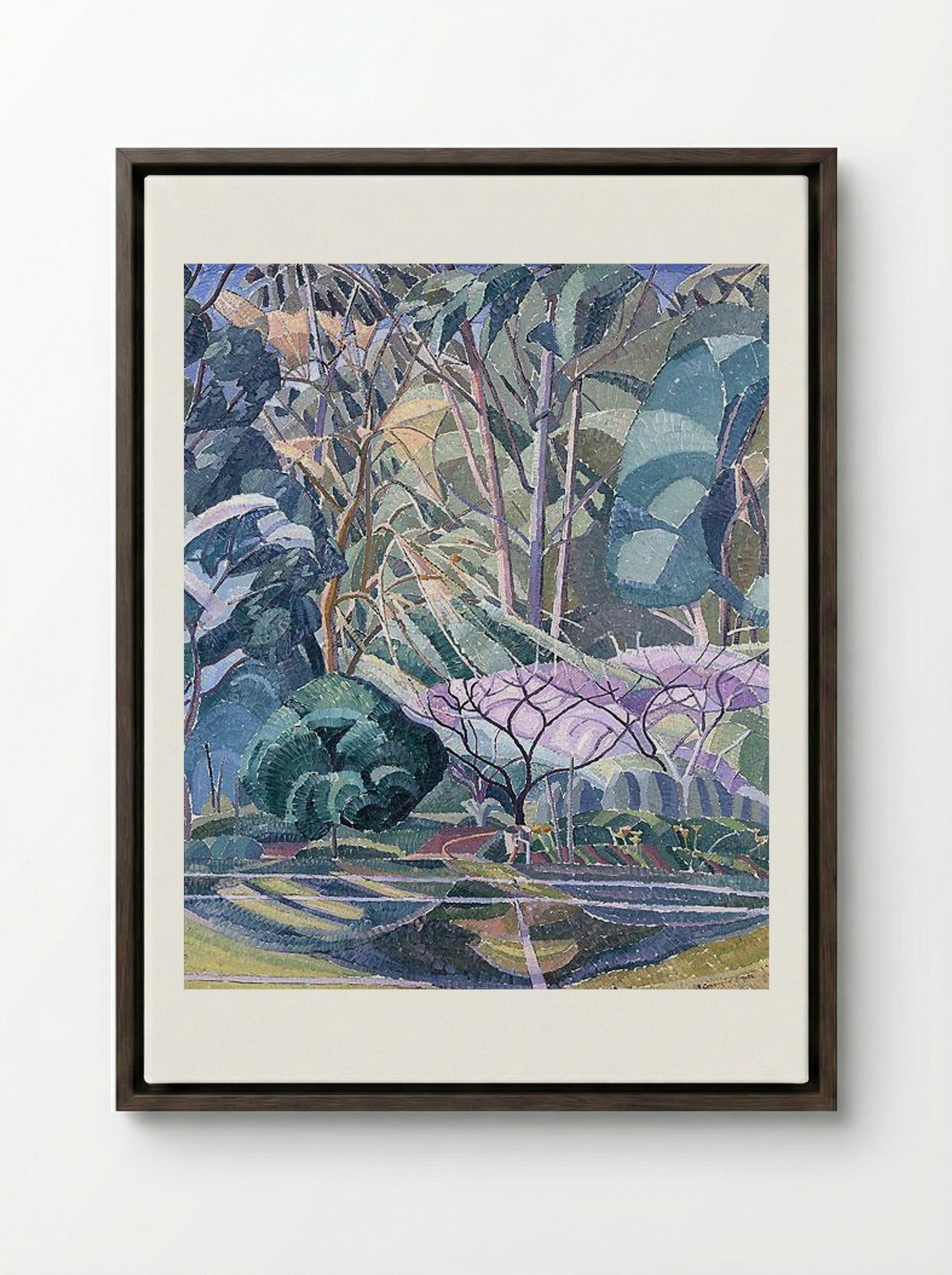 Trees - Grace Cossington Smith - Framed Canvas Dark Wood