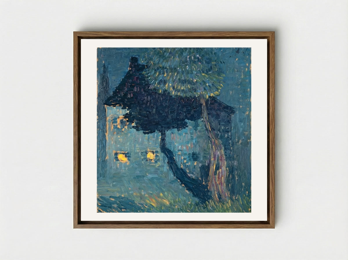 Cottage in the Woods - Alexej von Jawlensky - Framed Canvas Wood