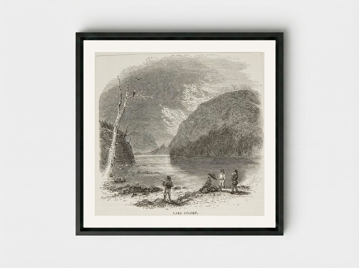 Lake Colden - Butterworth and Heath - Framed Canvas Black