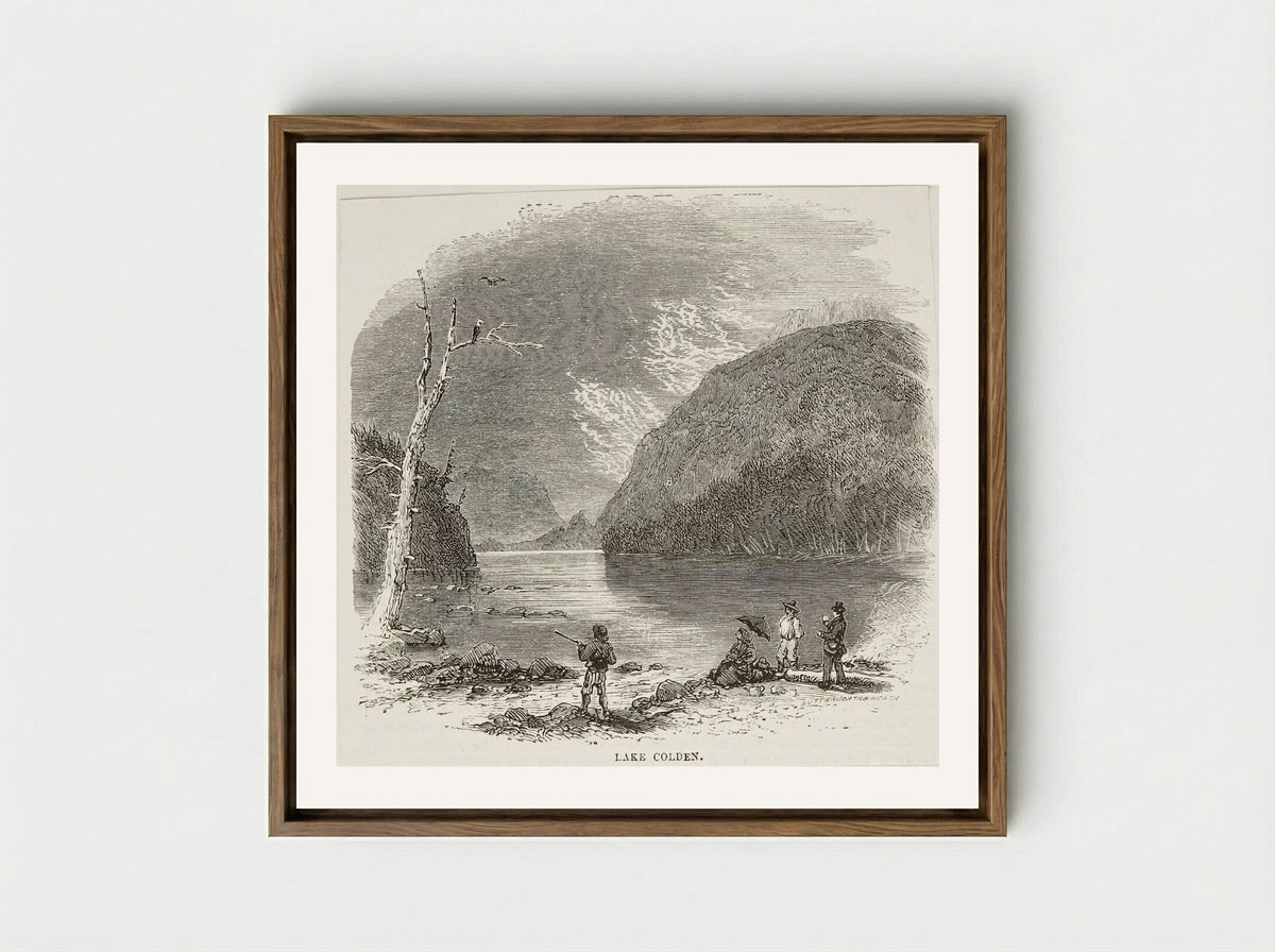Lake Colden - Butterworth and Heath - Framed Canvas Wood