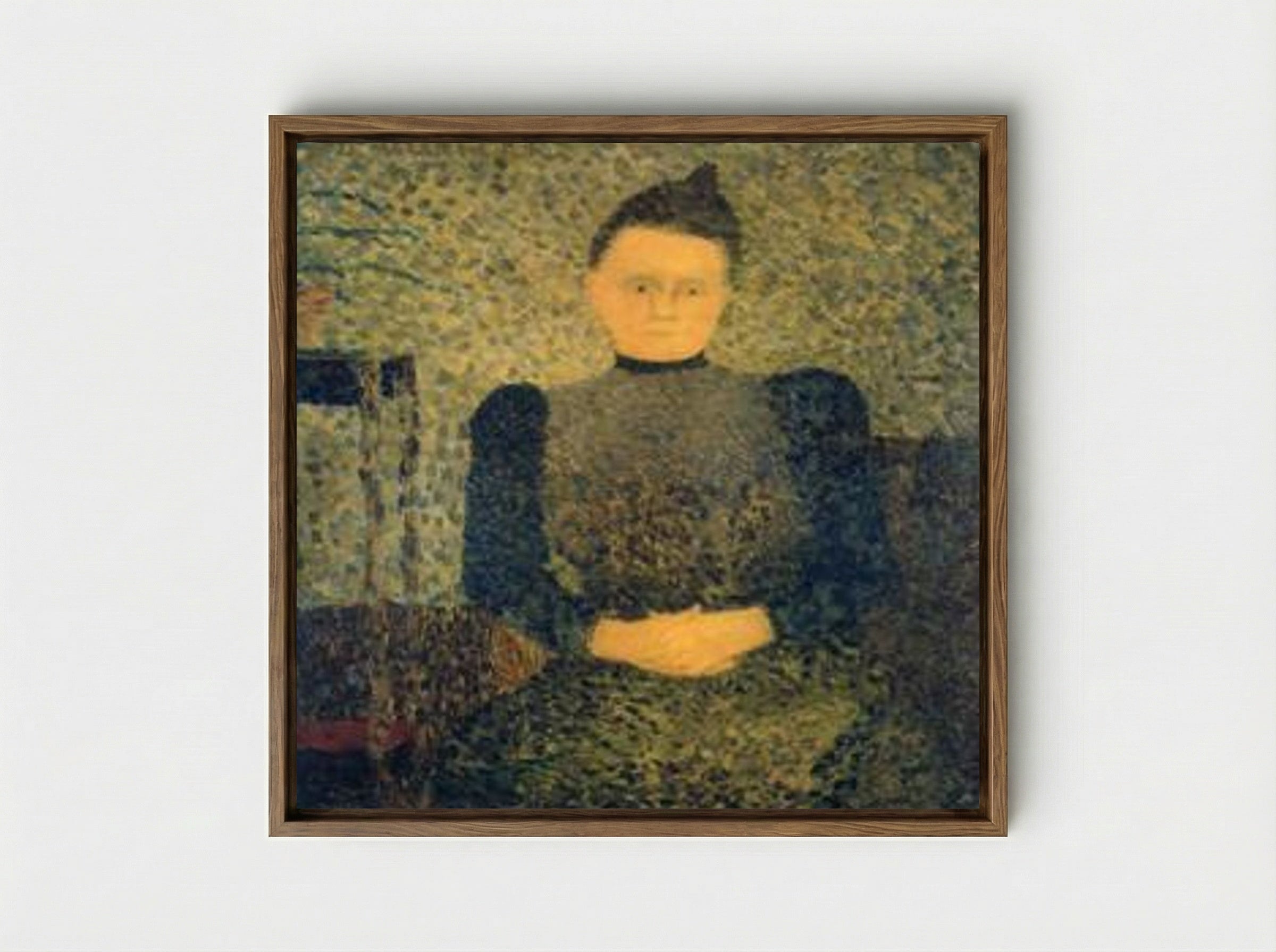 Portrait of Marie Vuillard - Édouard Vuillard - Framed Canvas Wood
