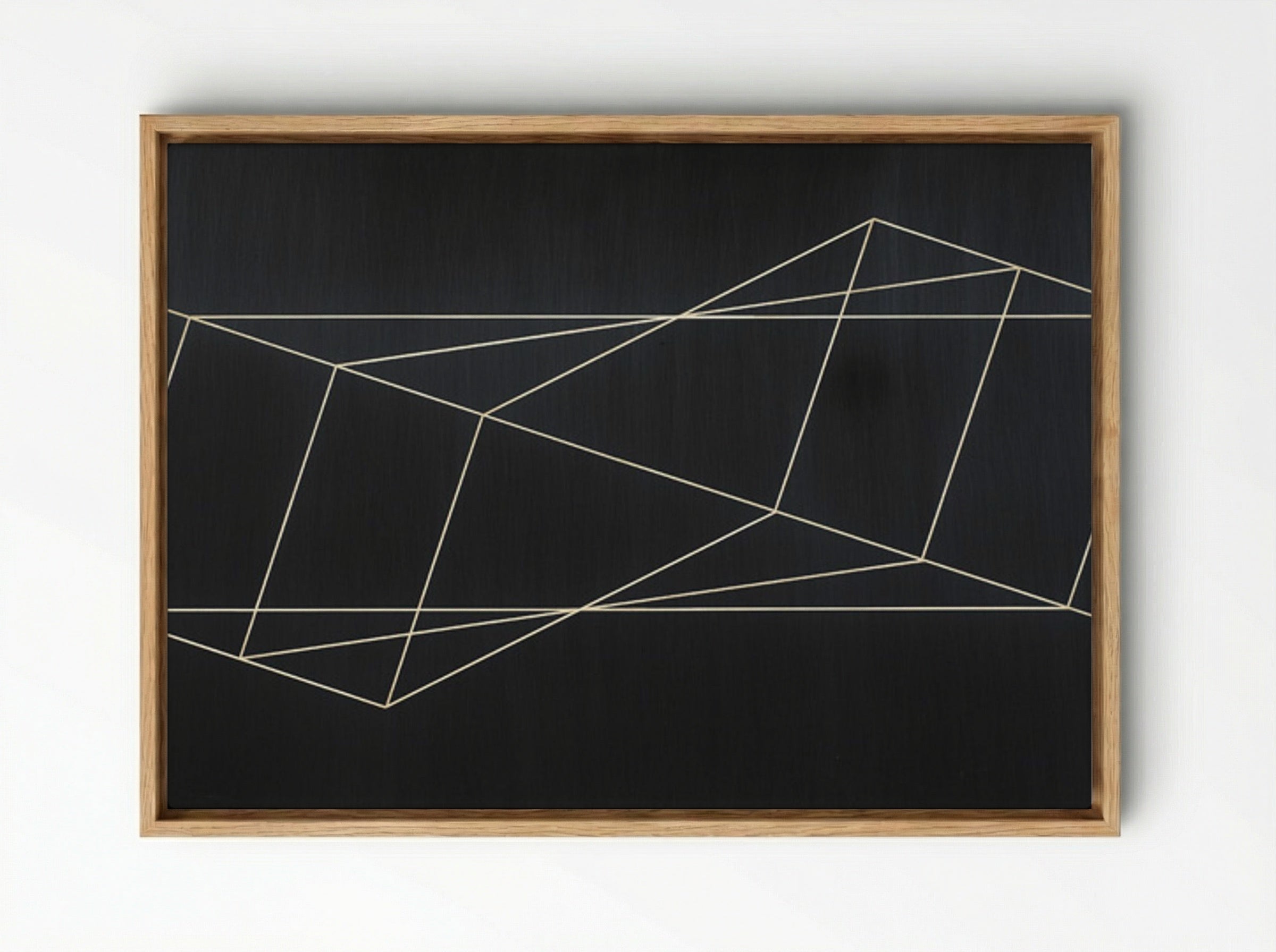 Twisted but Straight - Josef Albers - Framed Canvas Wood