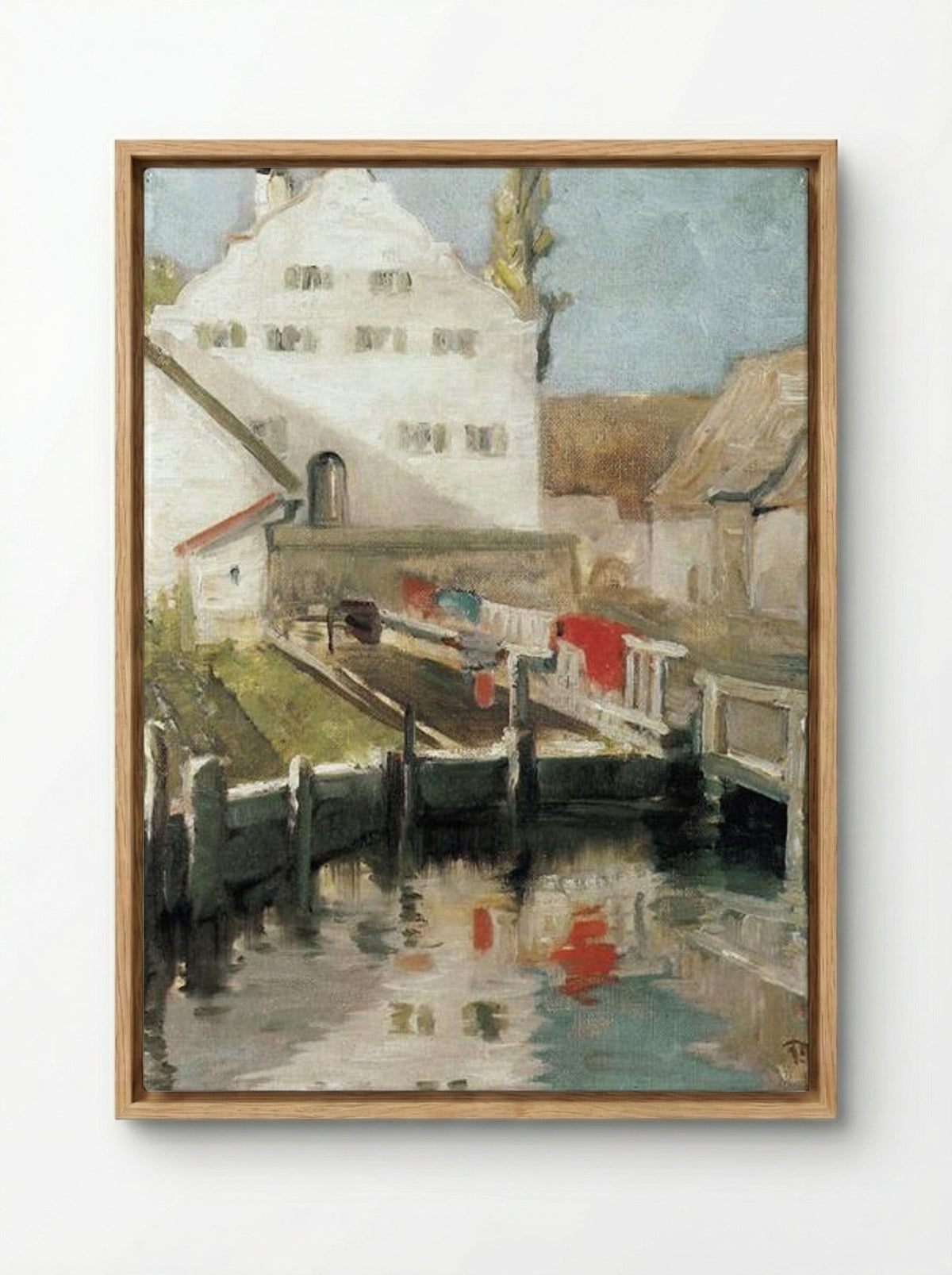 Indersdorf - Franz Marc - Framed Canvas Wood