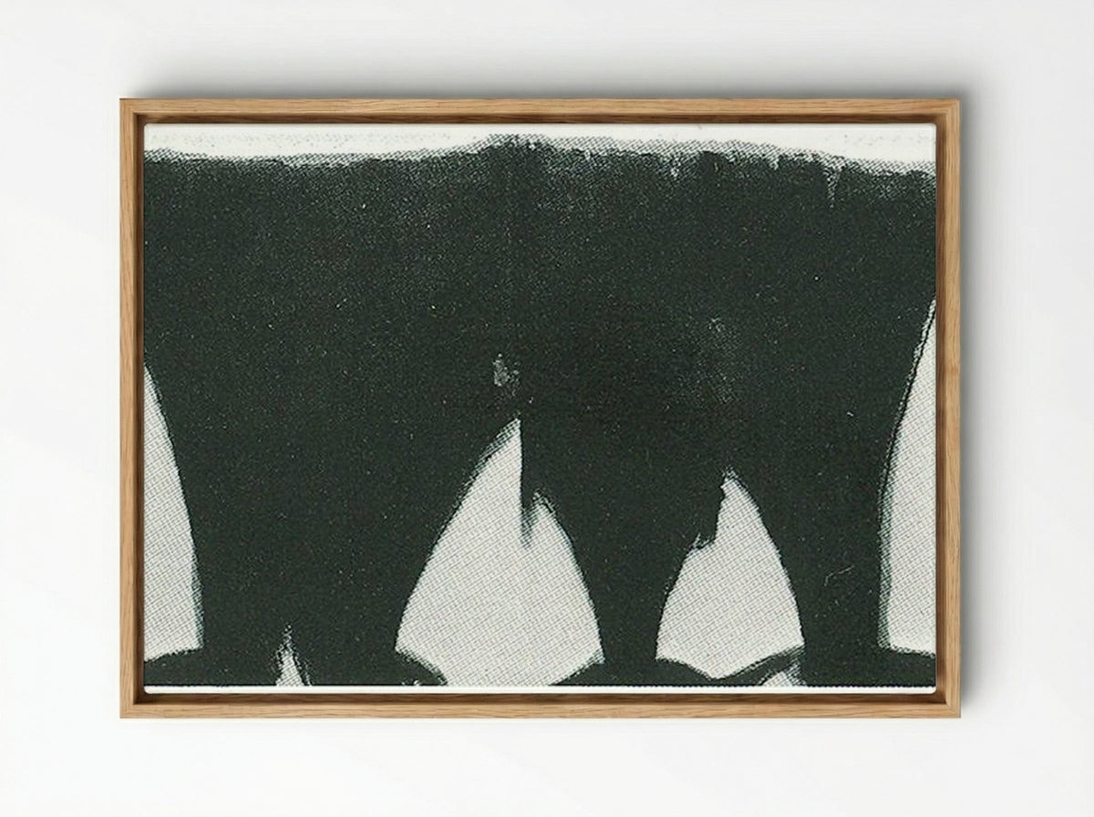 Dalet Aleph - Morris Louis - Framed Canvas Wood