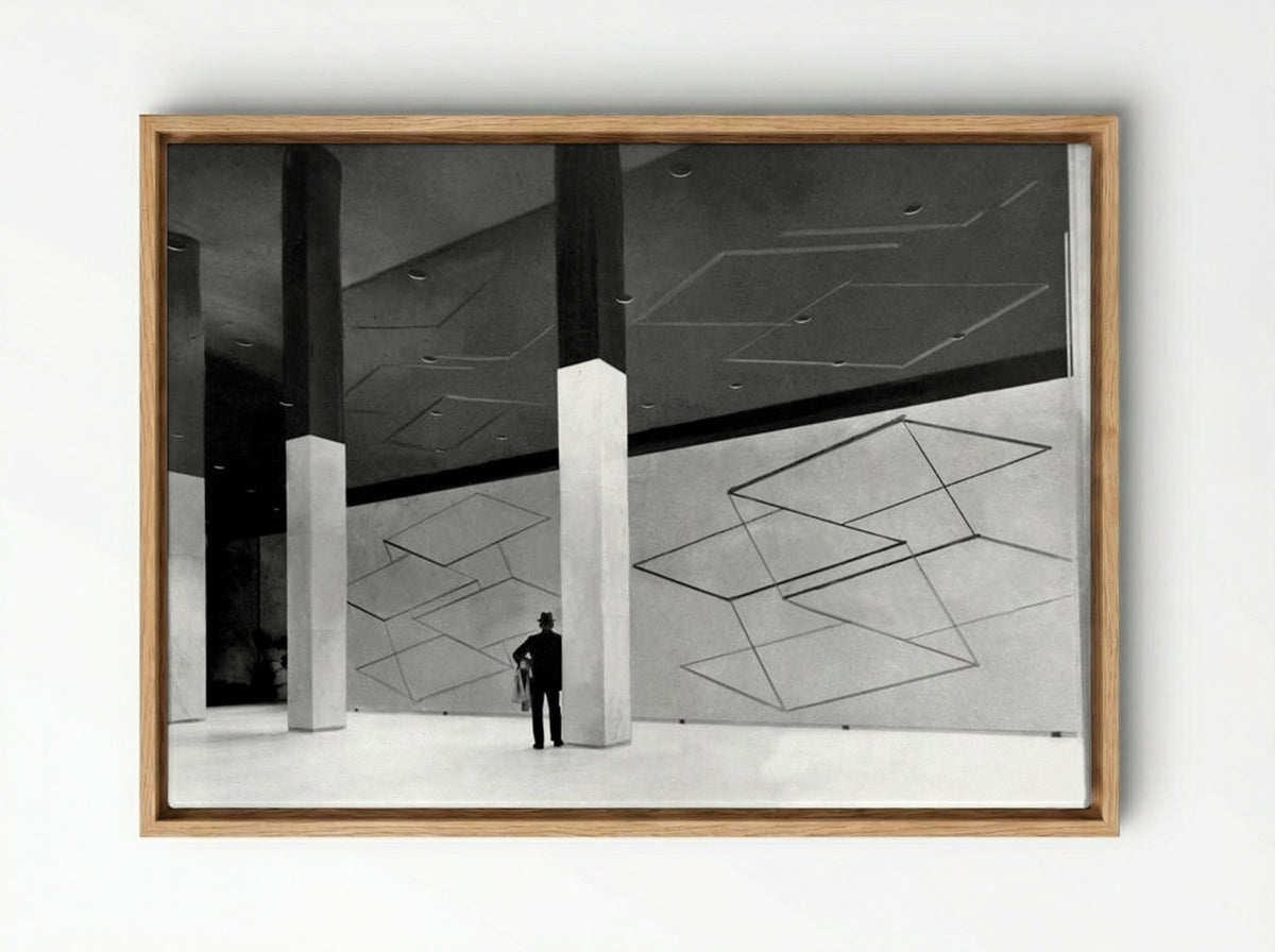 Two Structural Constellations - Josef Albers - Framed Canvas Wood