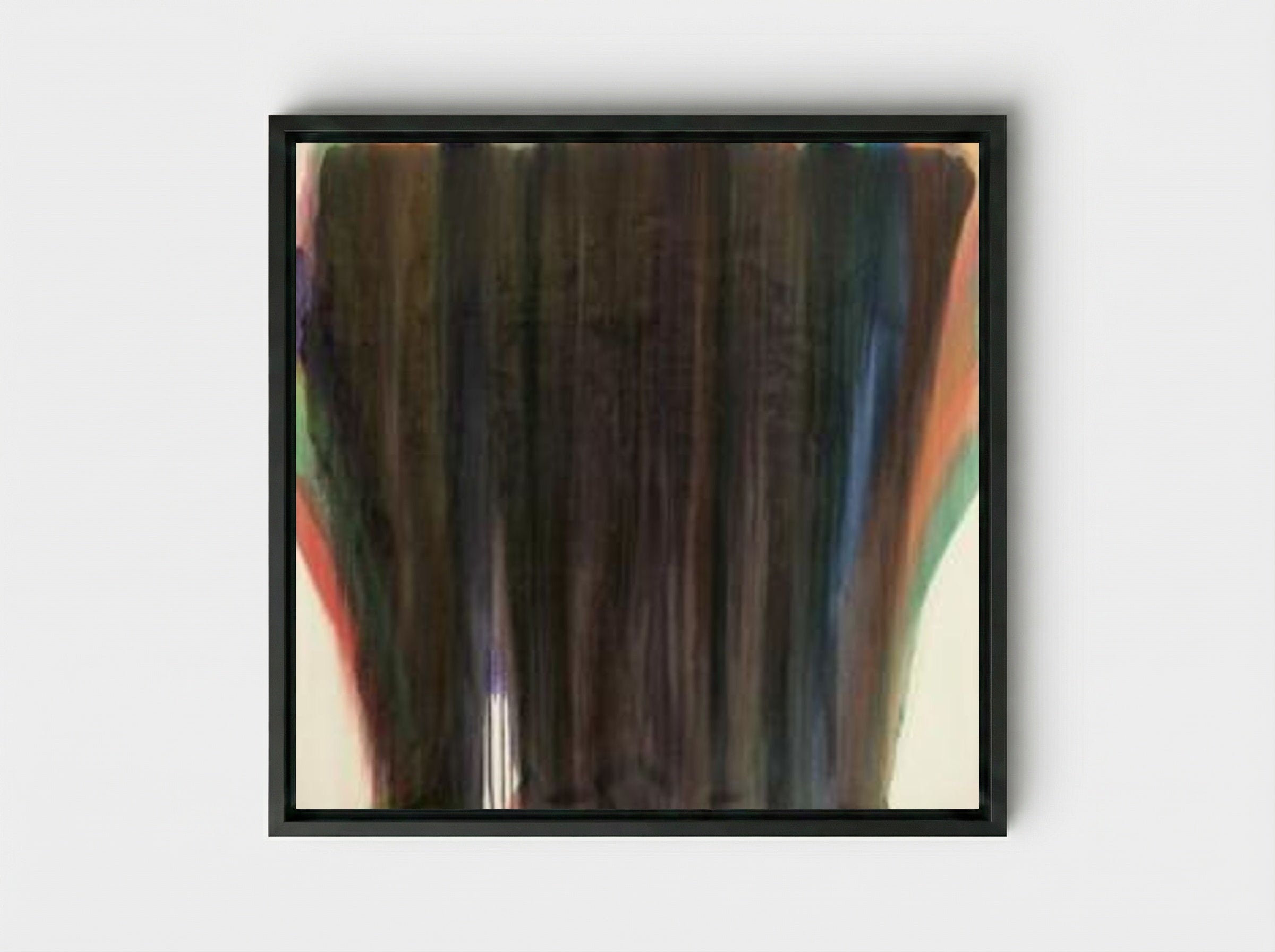 Beth Zayin - Morris Louis - Framed Canvas Black