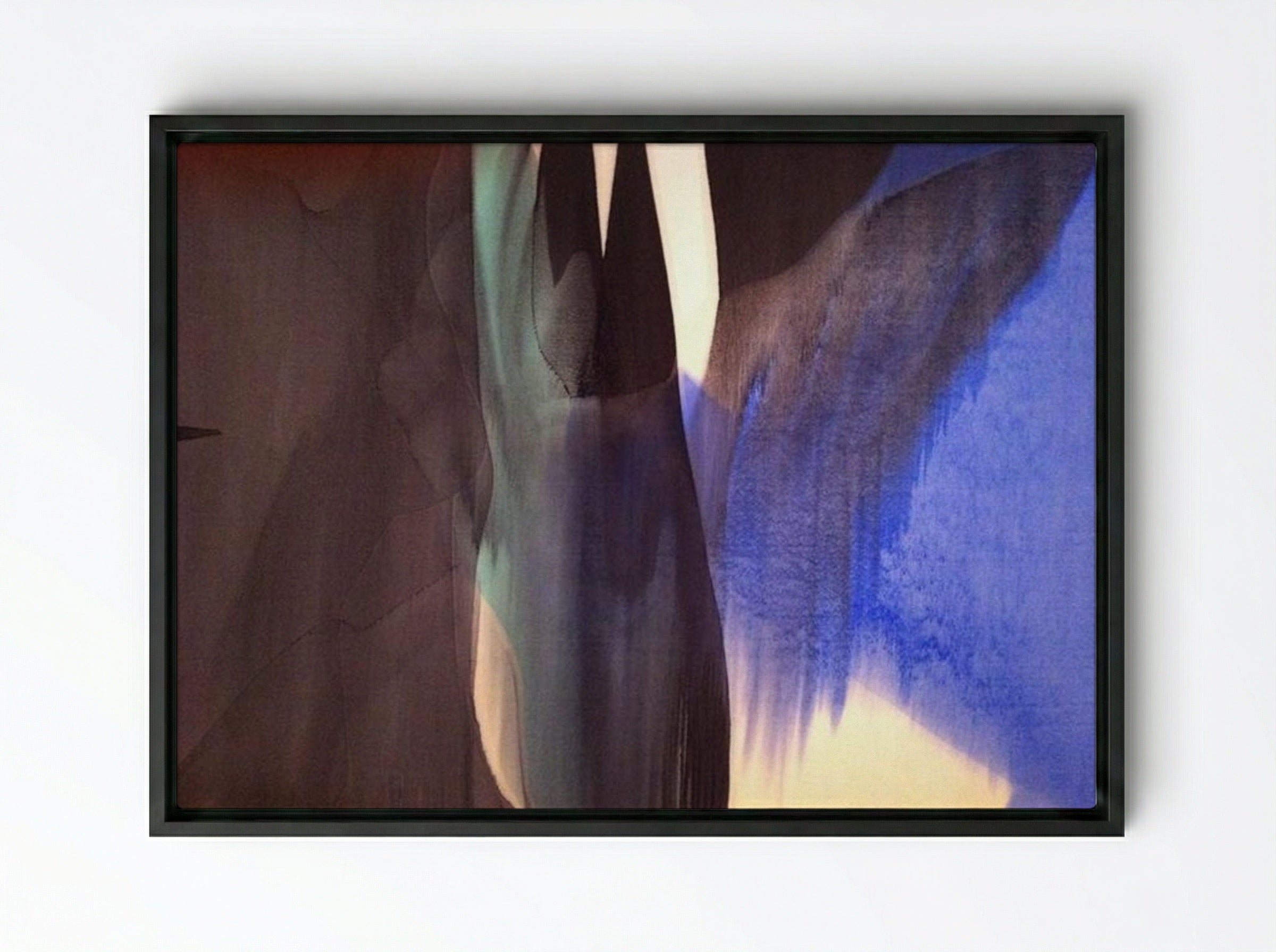 Seal - Morris Louis - Framed Canvas Black