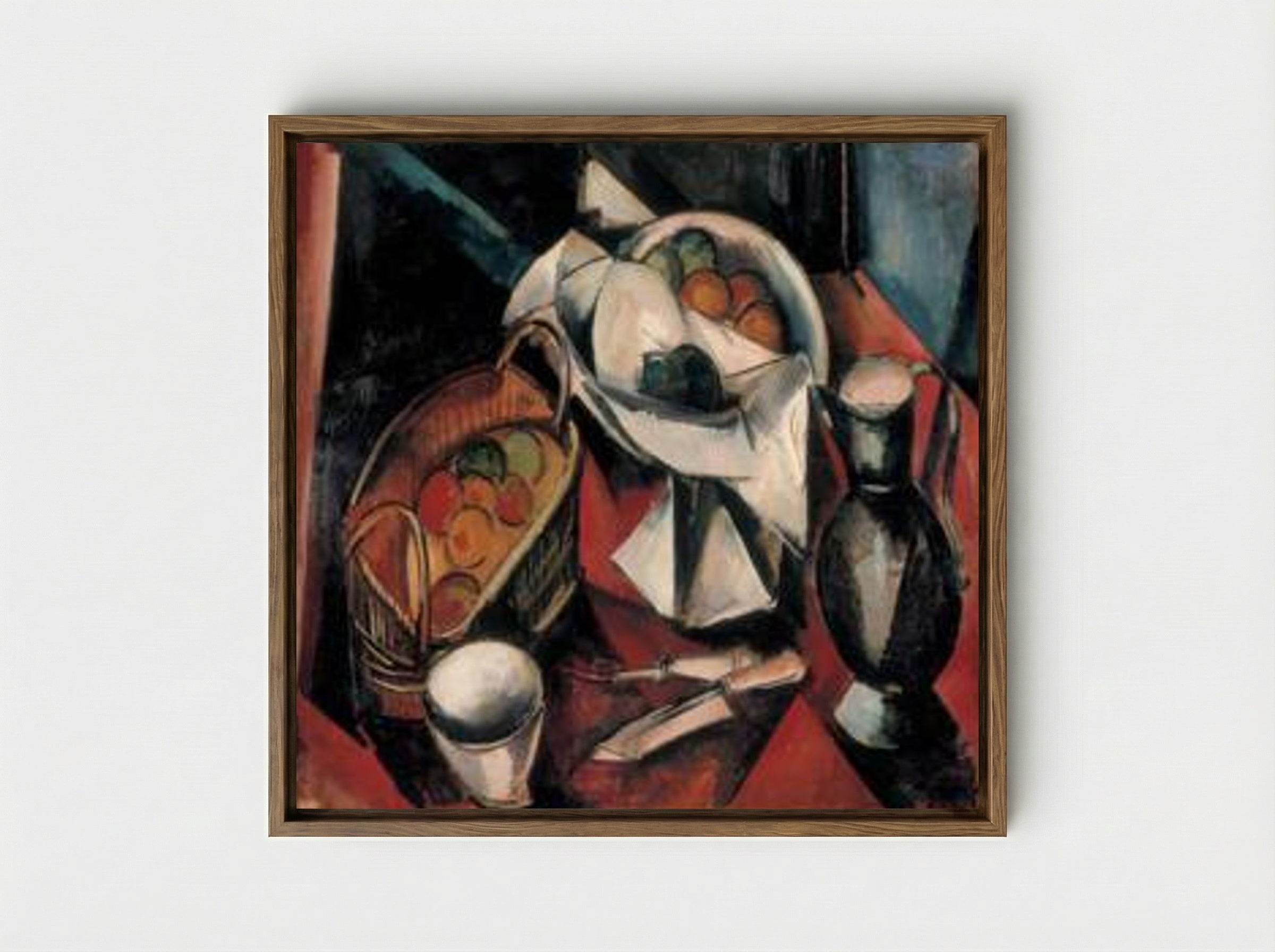 Still Life with Knife - Maurice de Vlaminck - Framed Canvas Wood