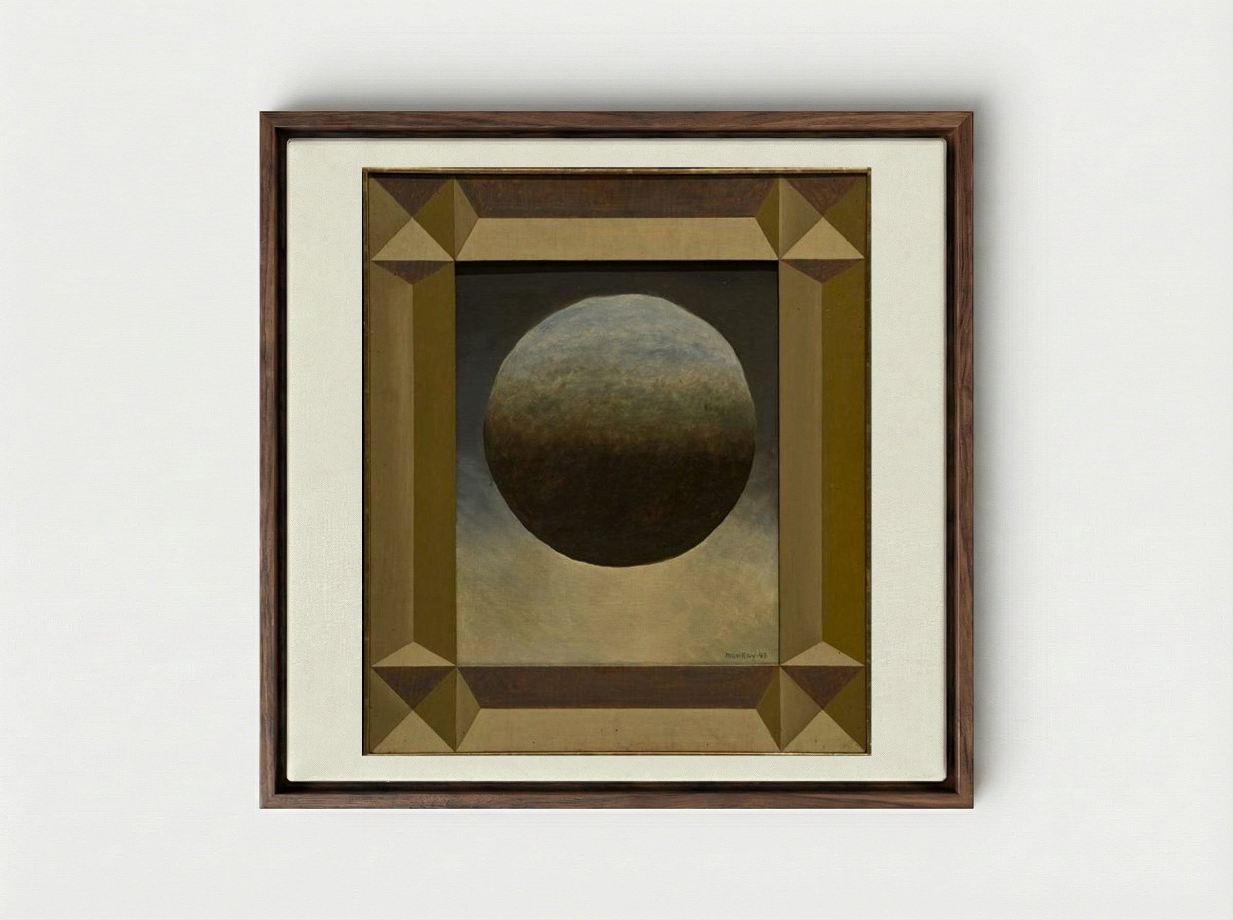 As You Like It - Man Ray - Framed Canvas Dark Wood
