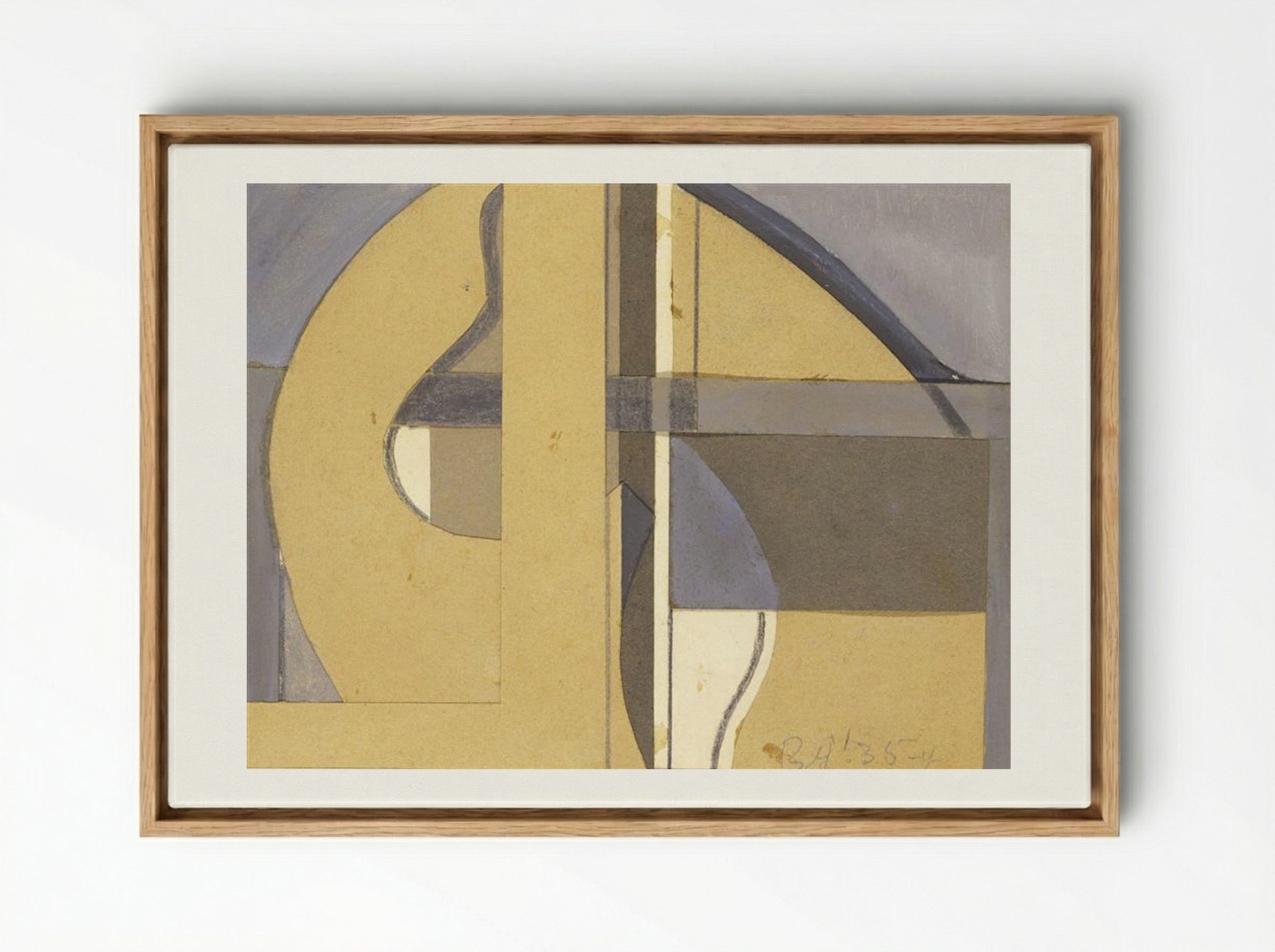 Untitled (35-4) - Balcomb Greene - Framed Canvas Wood