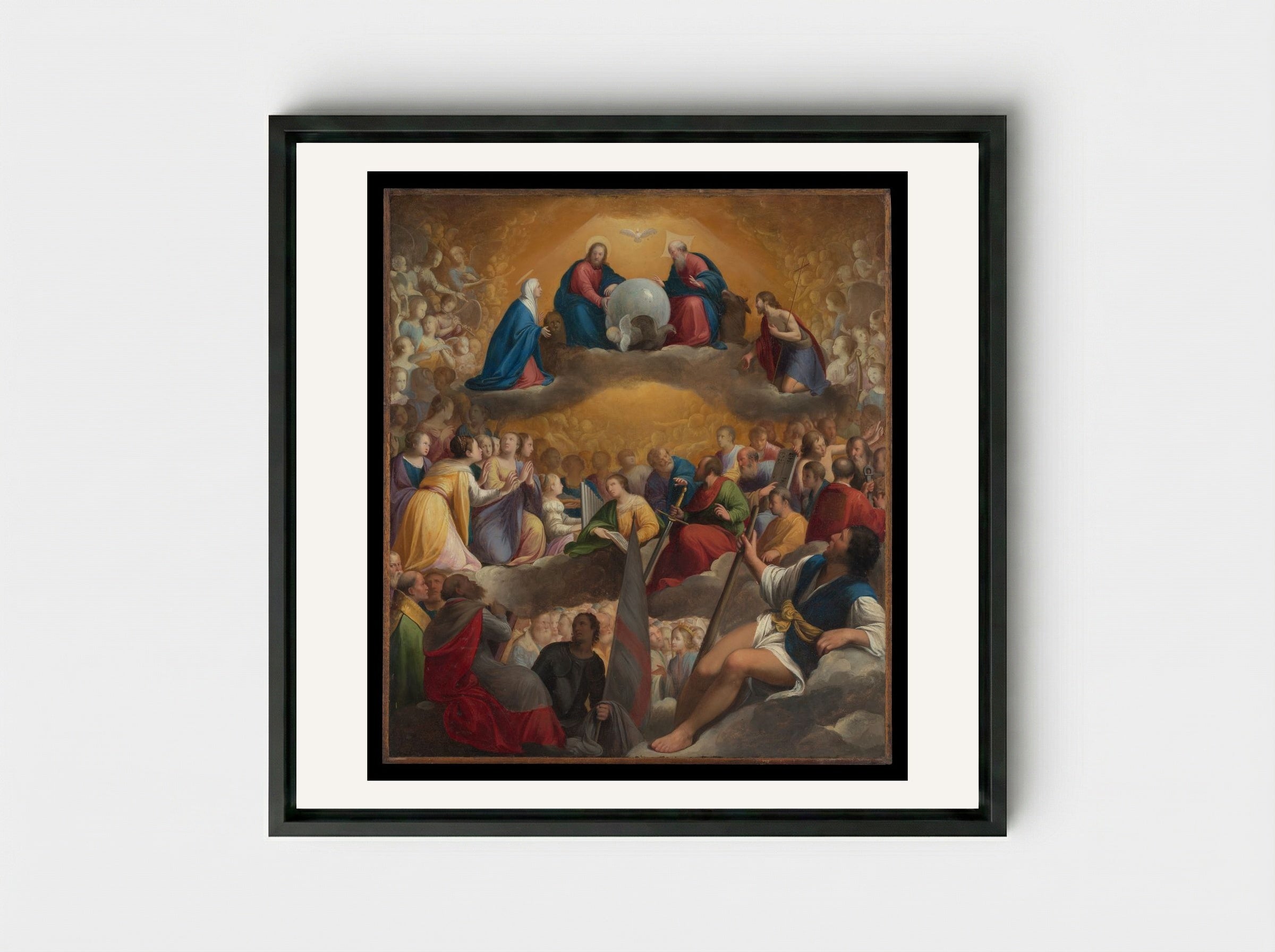 Paradise - Carlo Saraceni - Framed Canvas Black