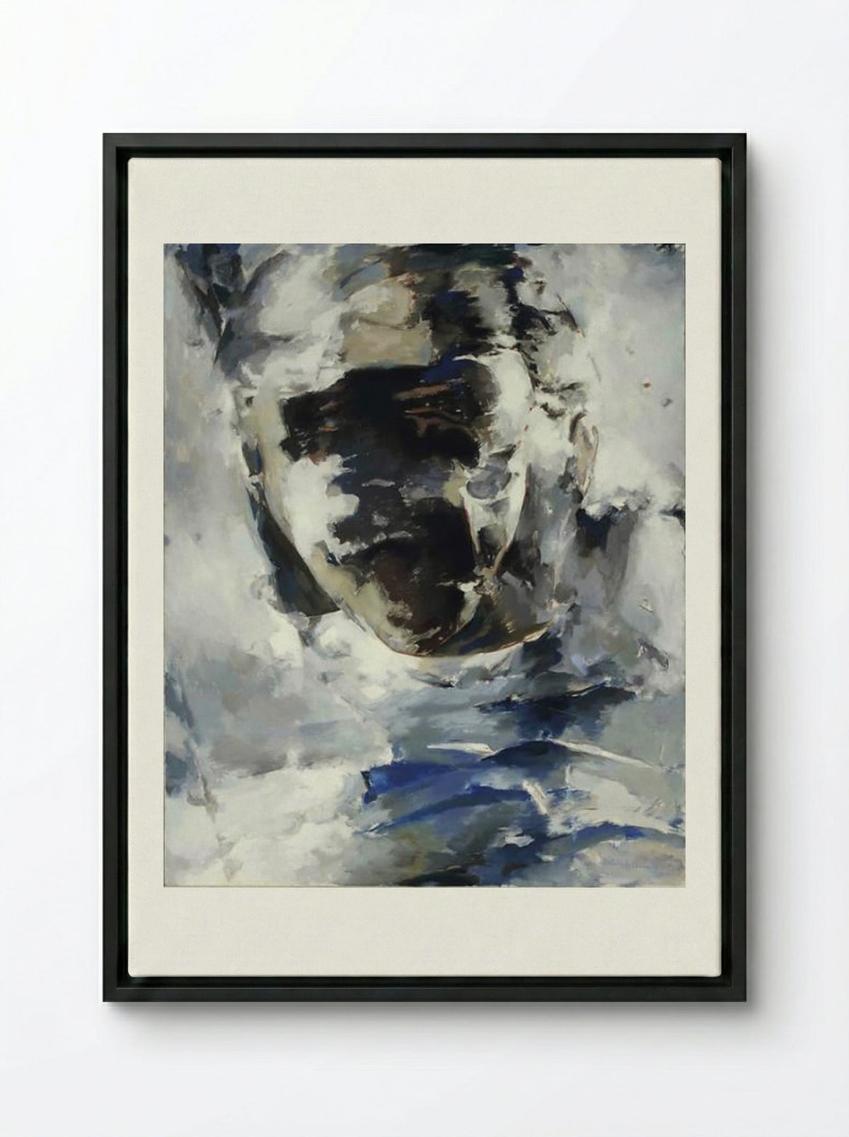 Gertrude III - Balcomb Greene - Framed Canvas Black