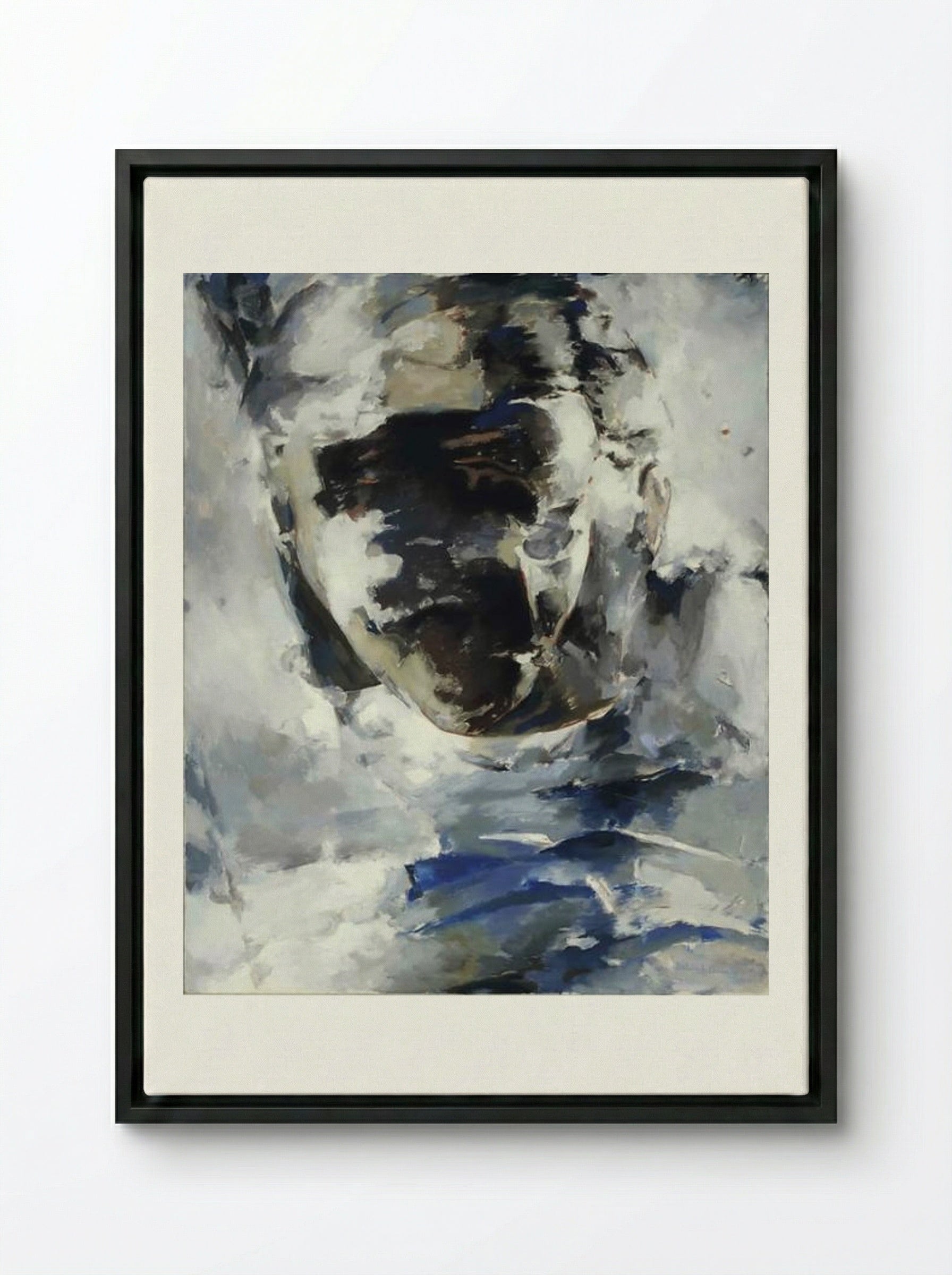 Gertrude III - Balcomb Greene - Framed Canvas Black