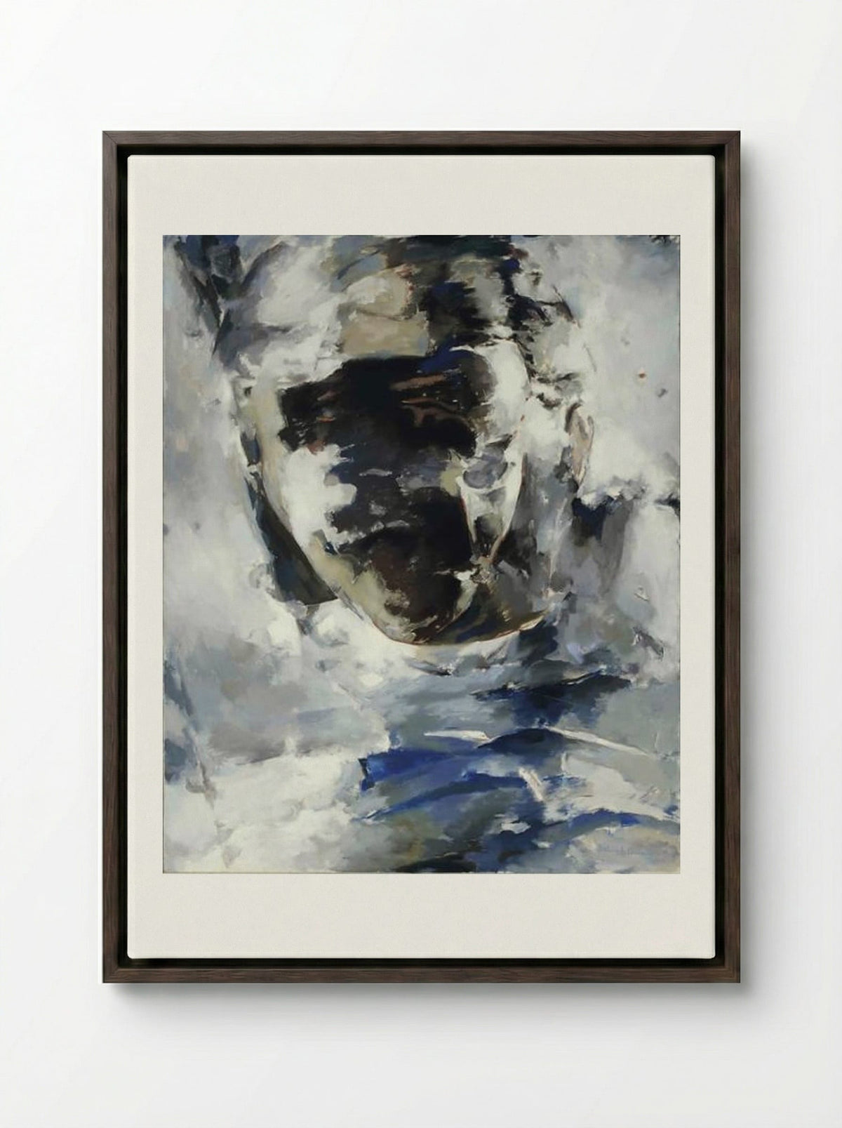 Gertrude III - Balcomb Greene - Framed Canvas Dark Wood
