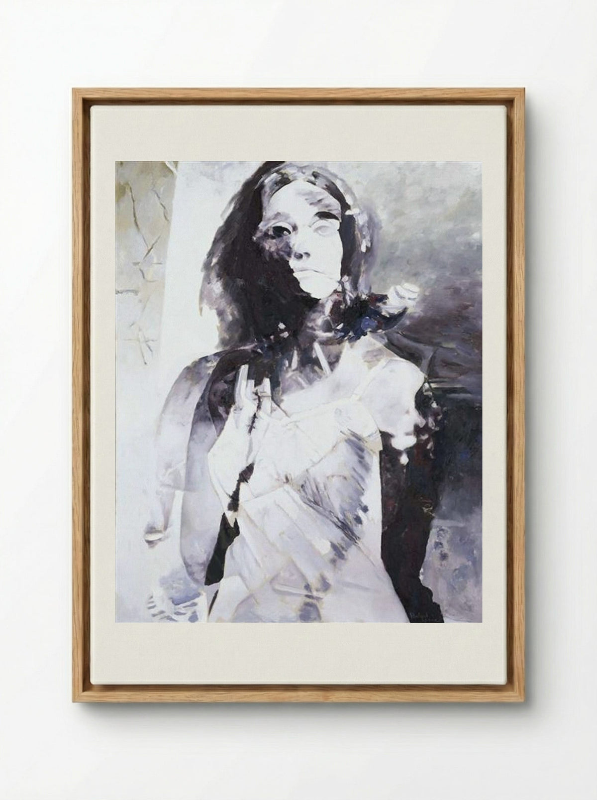 Woman - Balcomb Greene - Framed Canvas Wood