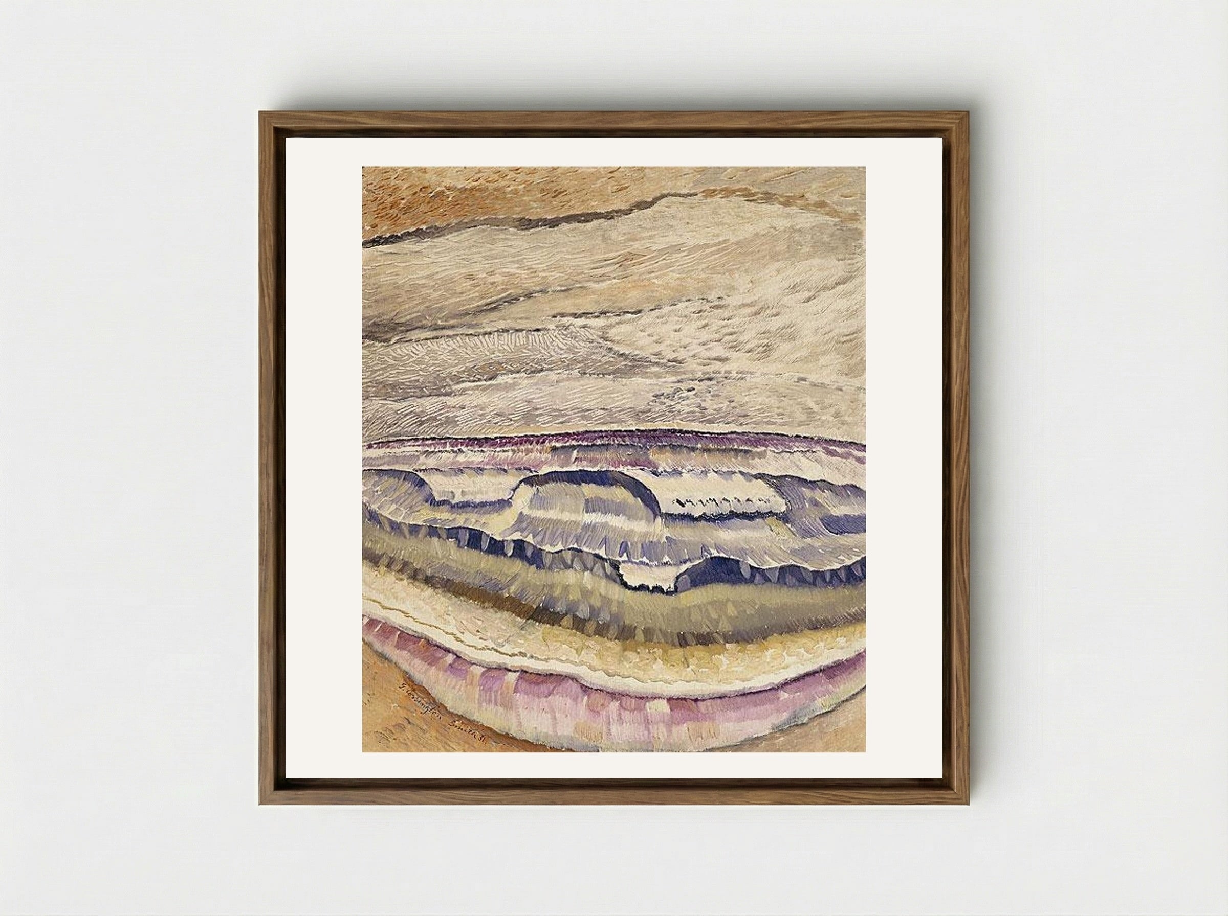 Sea Wave - Grace Cossington Smith - Framed Canvas Wood