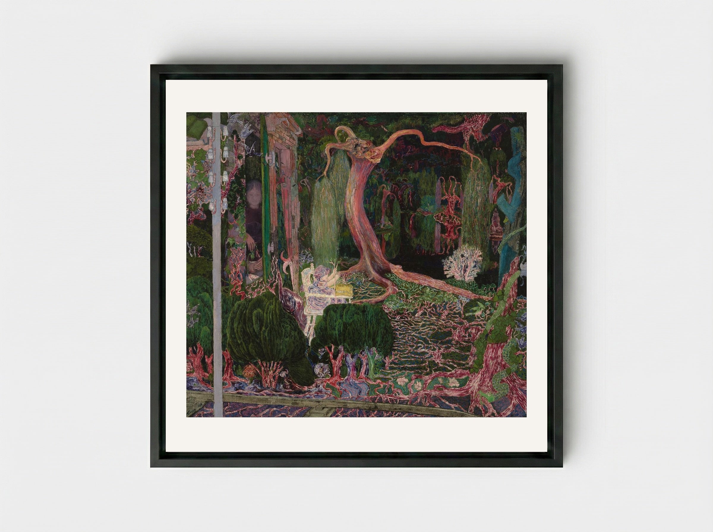 The New Generation - Jan Toorop - Framed Canvas Black