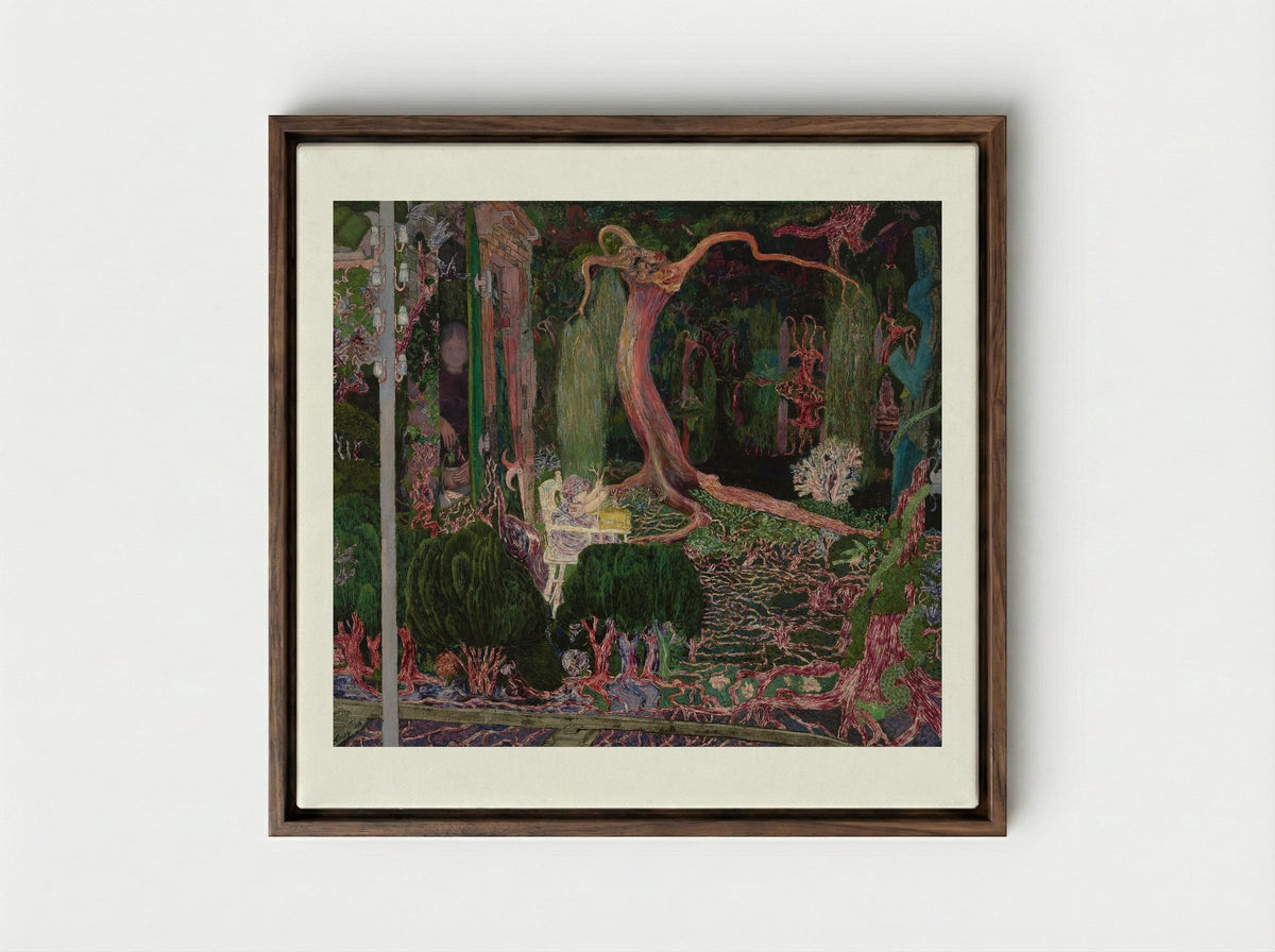 The New Generation - Jan Toorop - Framed Canvas Dark Wood