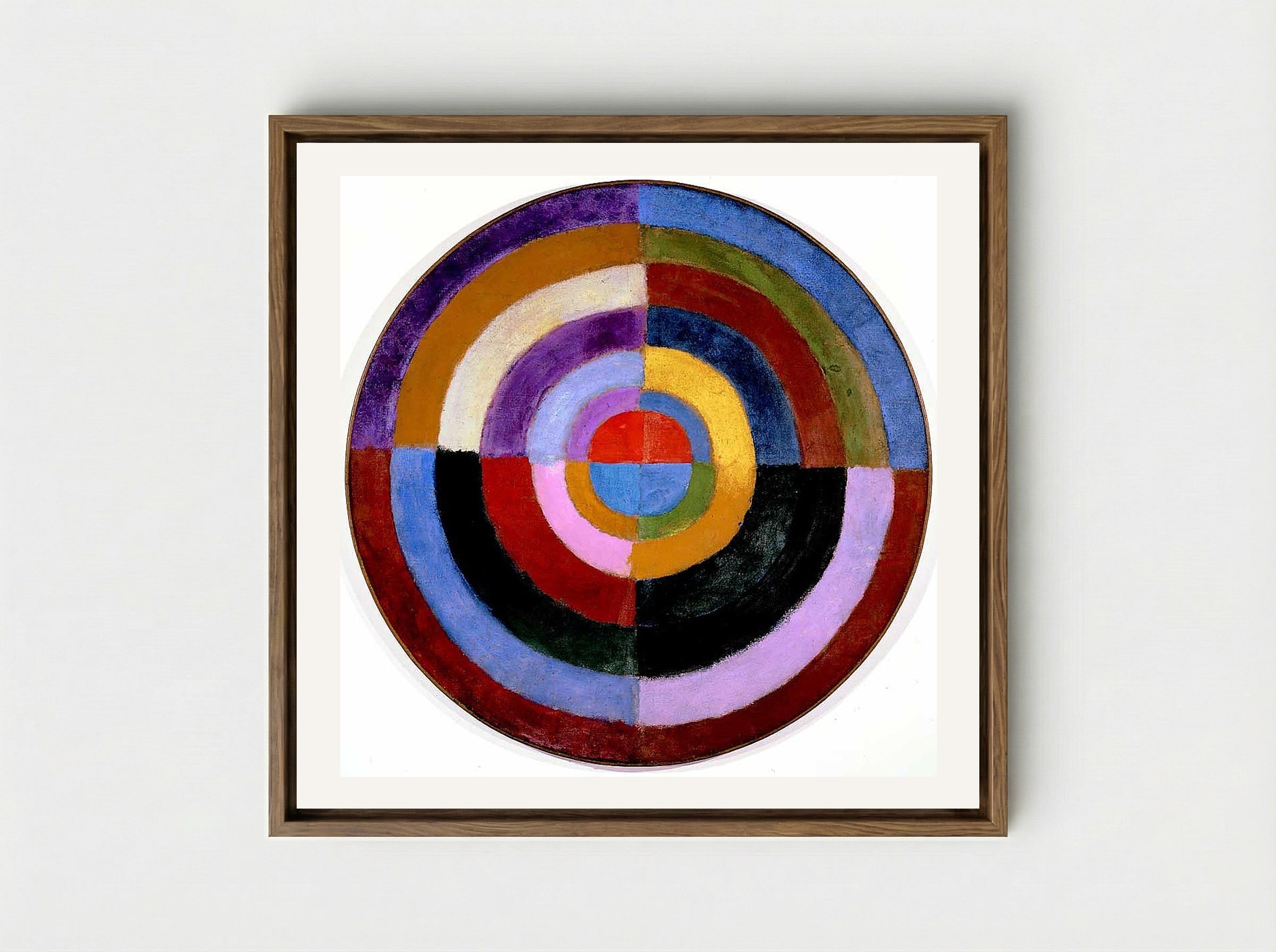 Premier Disque - Robert Delaunay - Framed Canvas Wood