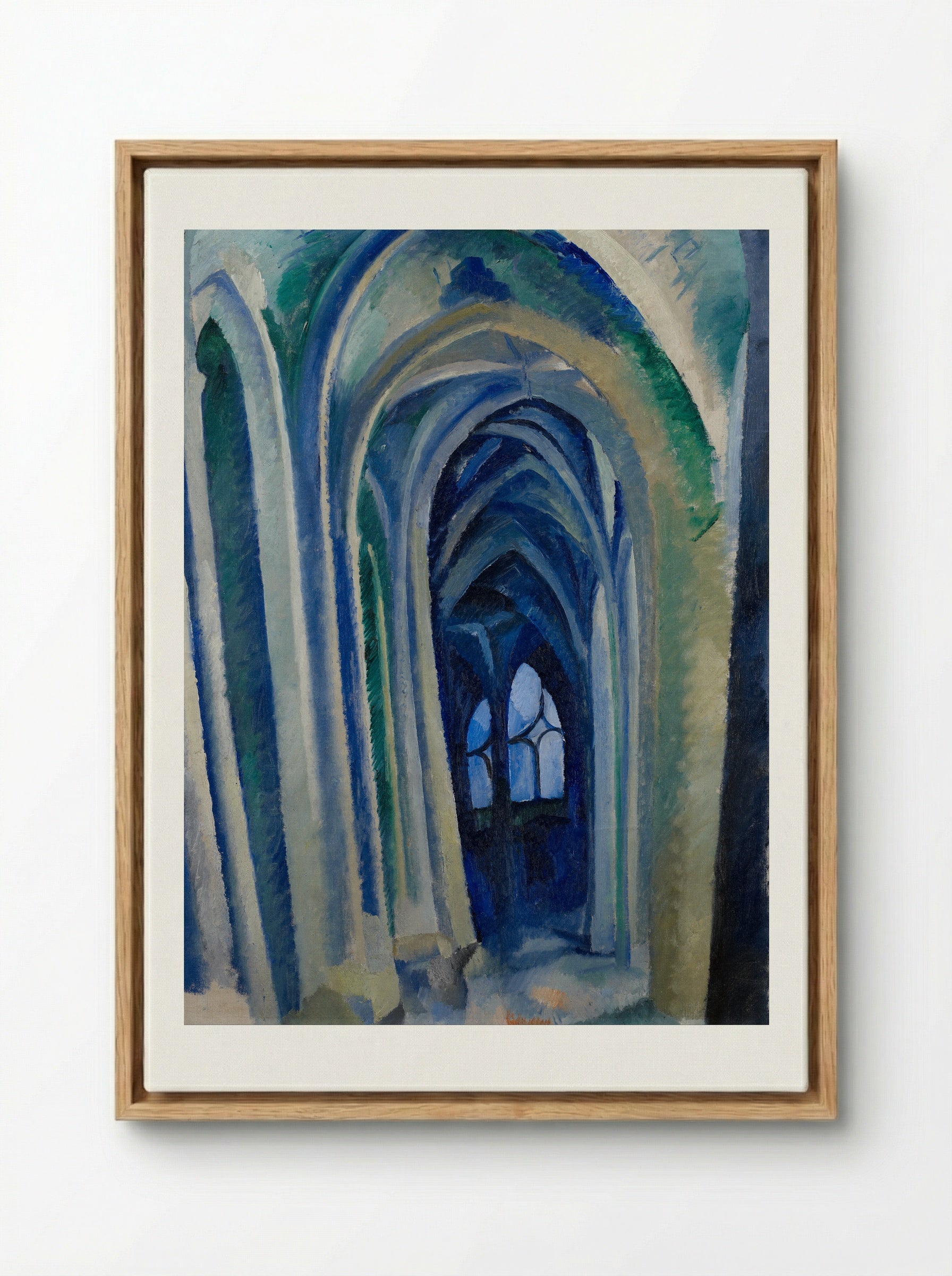 St. Severin, No. 3 - Robert Delaunay - Framed Canvas Wood