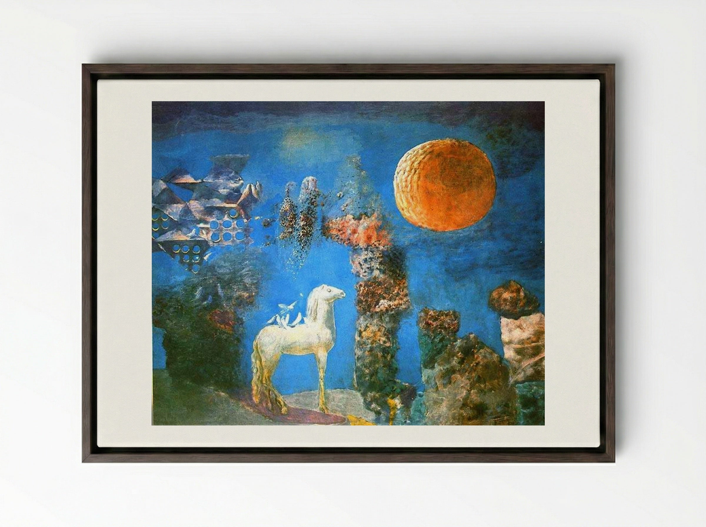 Miracle - Sabin Balasa - Framed Canvas Dark Wood