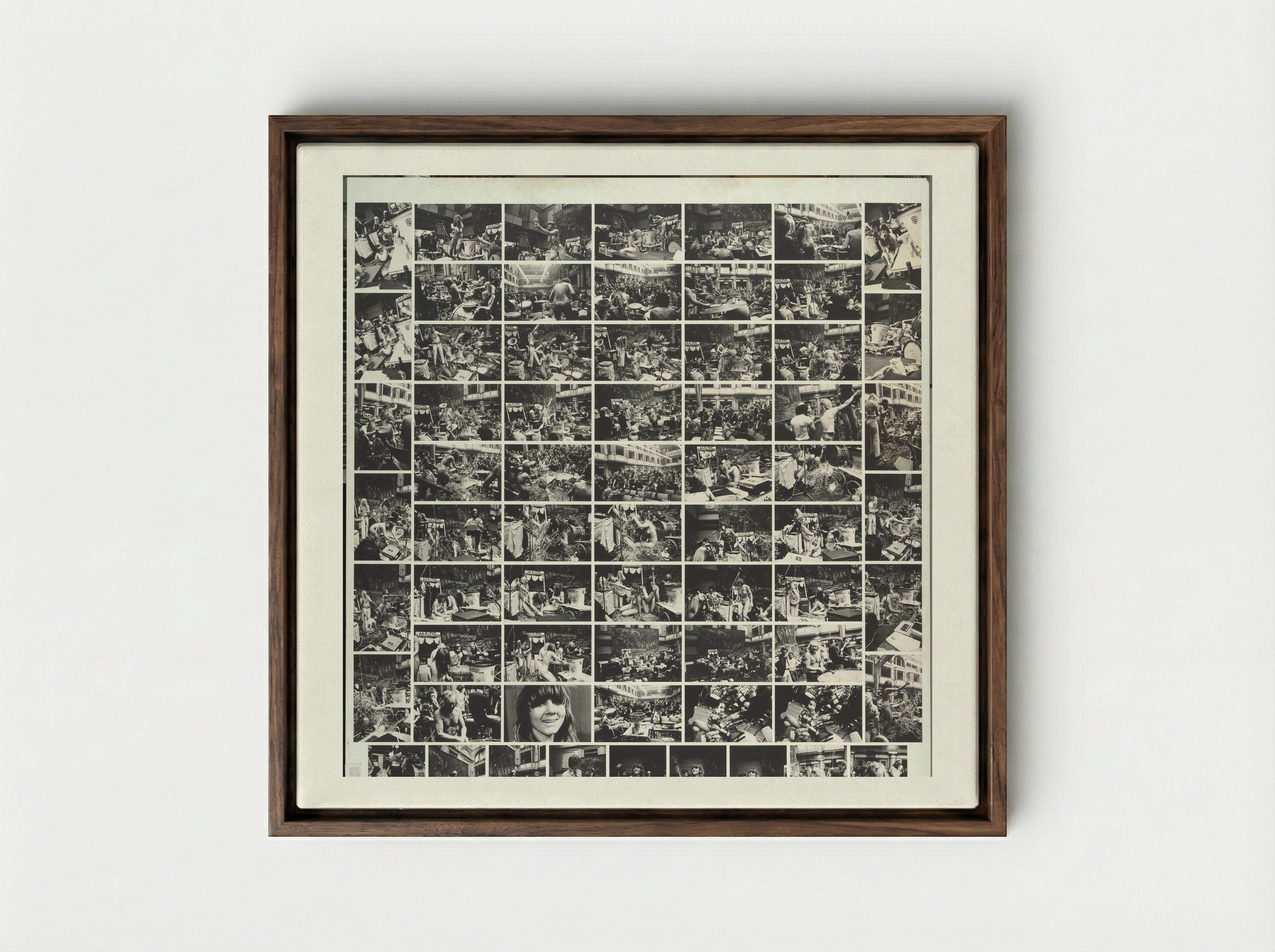 10 jaar BBK in Frascati - Pieter Boersma - Framed Canvas Dark Wood