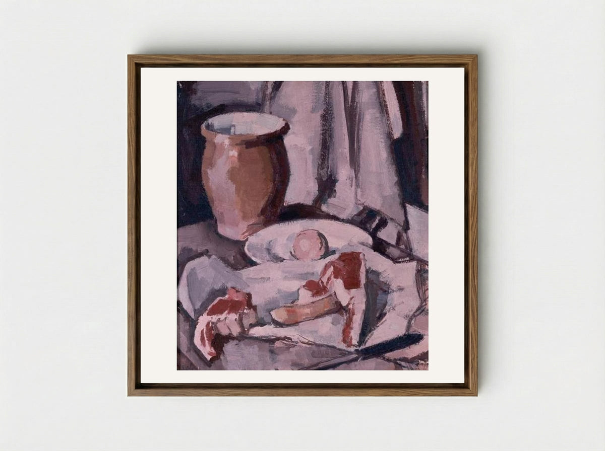 Chops - Samuel Peploe - Framed Canvas Wood