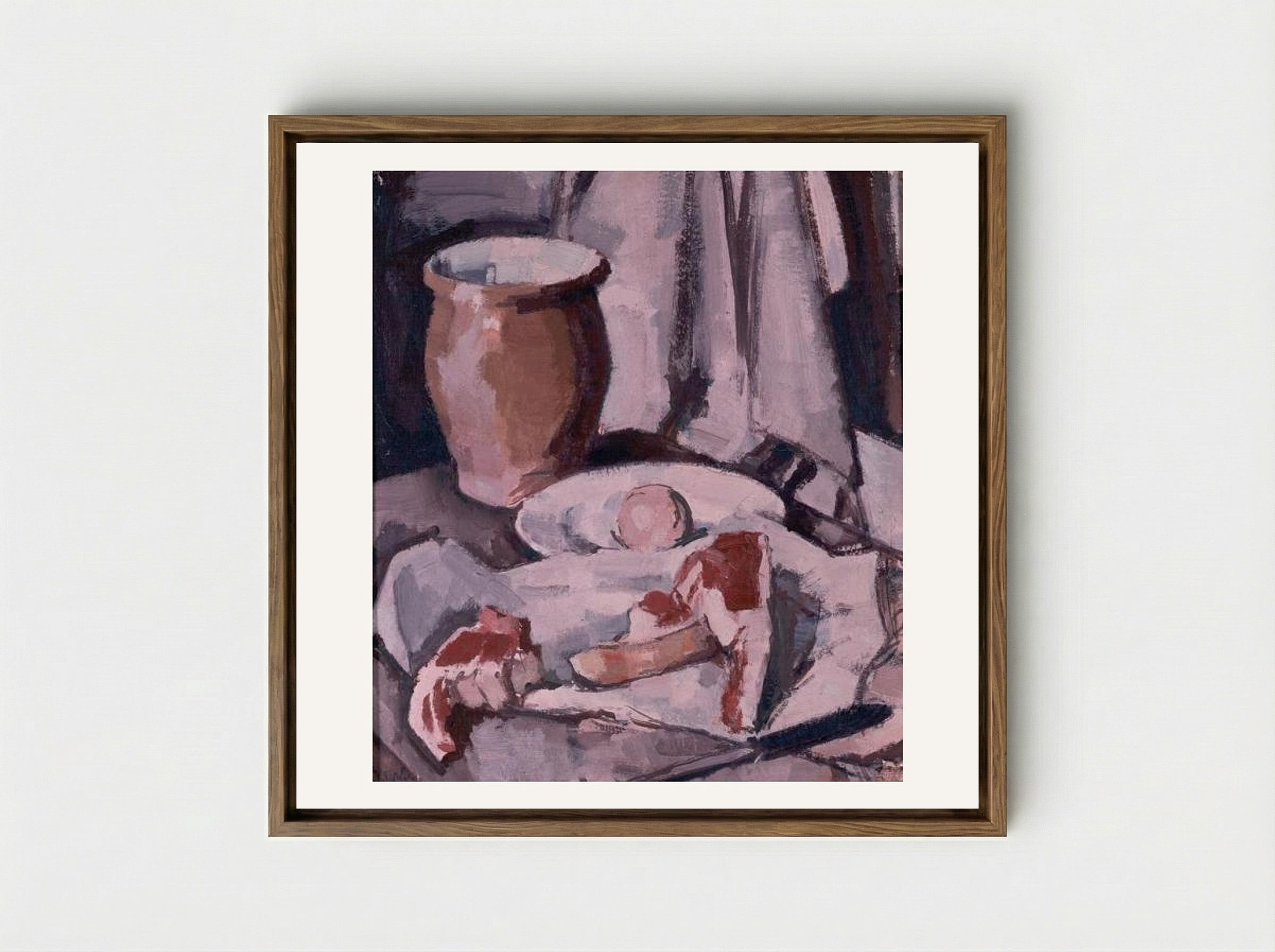 Chops - Samuel Peploe - Framed Canvas Wood